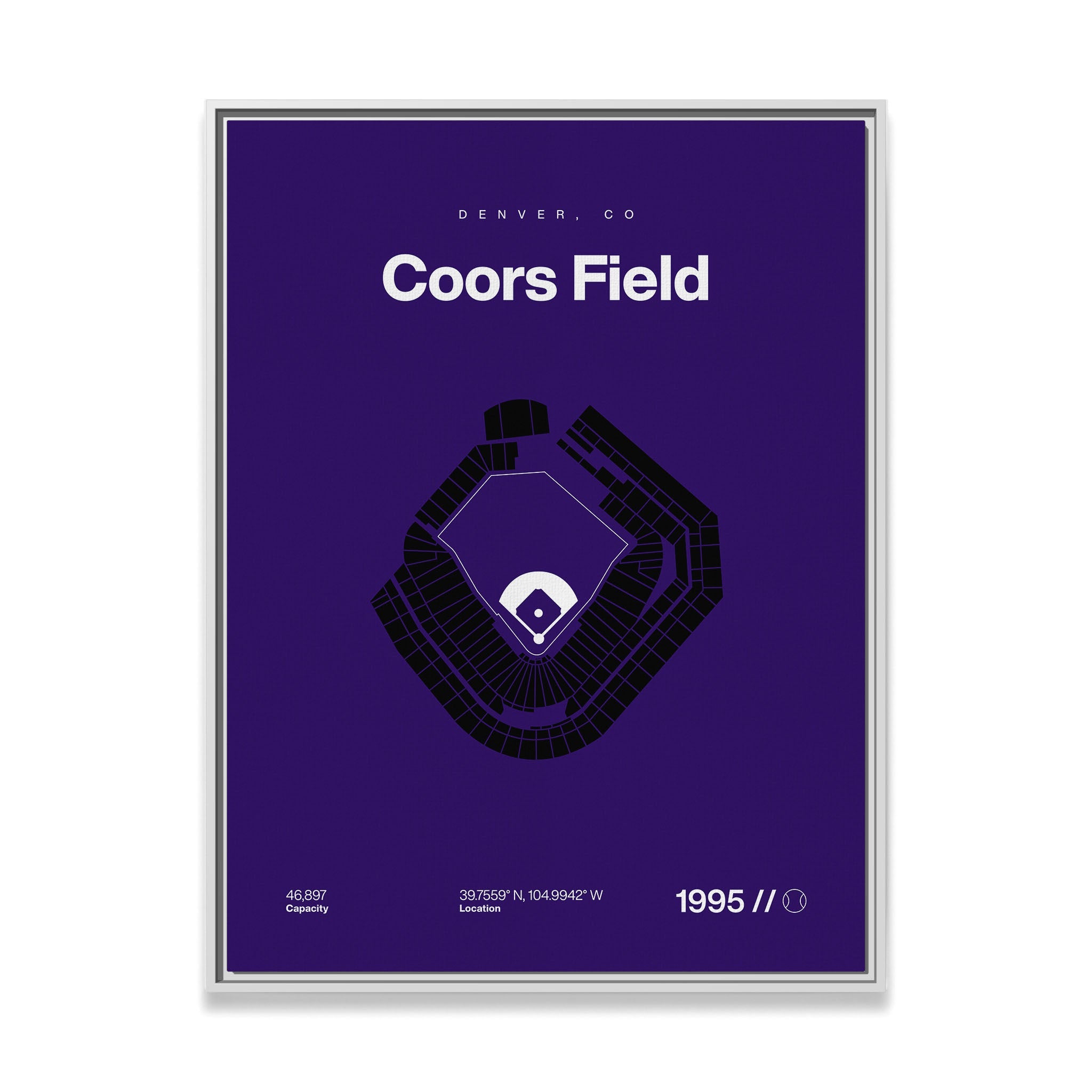 Colorado Baseball Stadium Bold