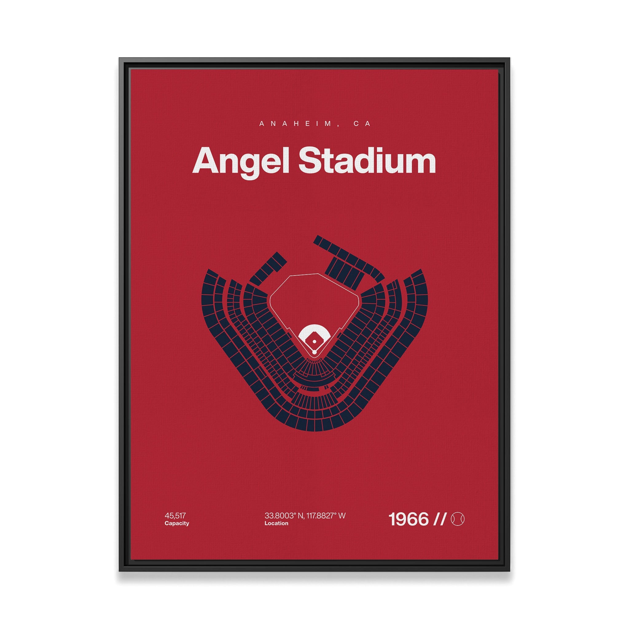 LA Baseball Stadium Bold