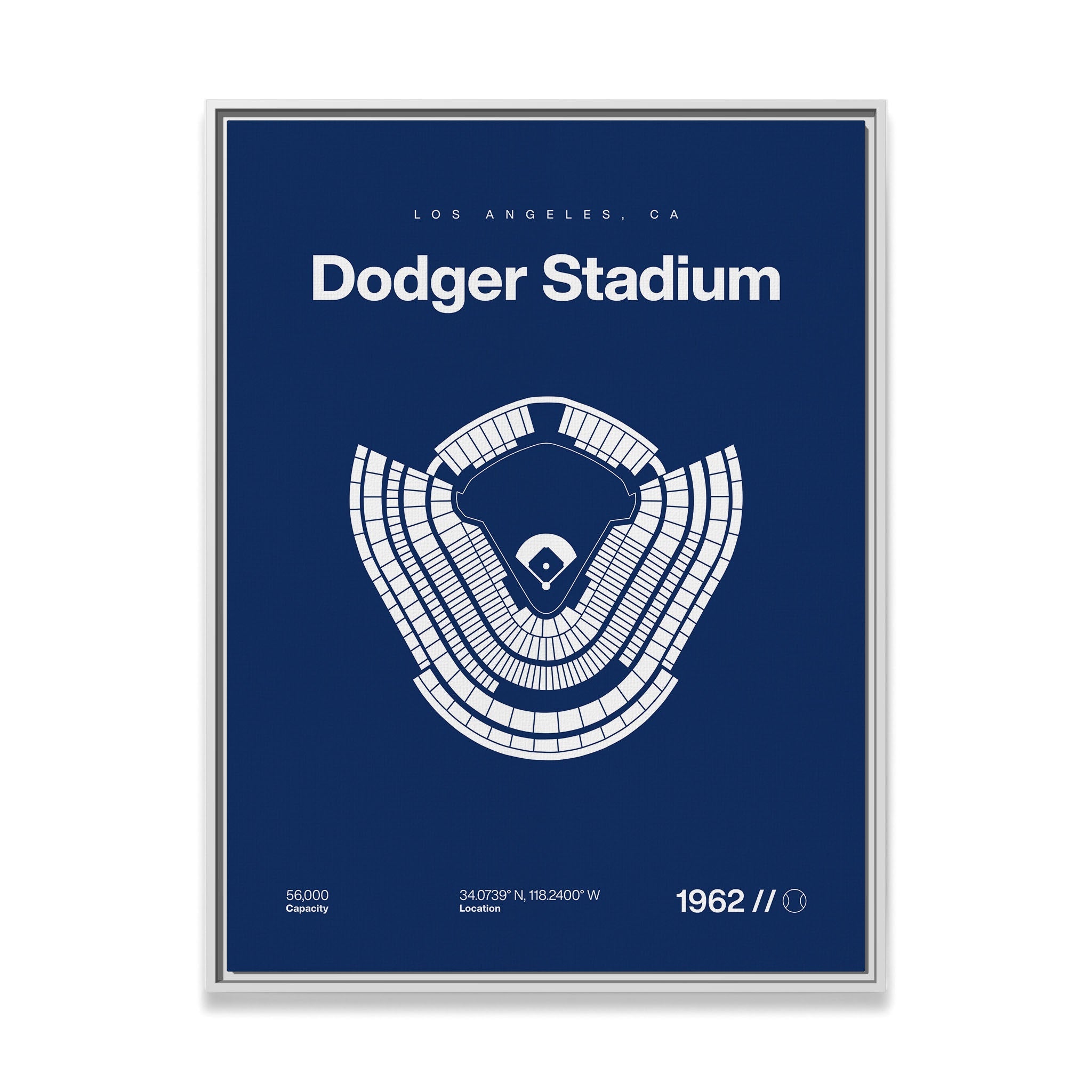 Los Angeles Baseball Stadium Bold