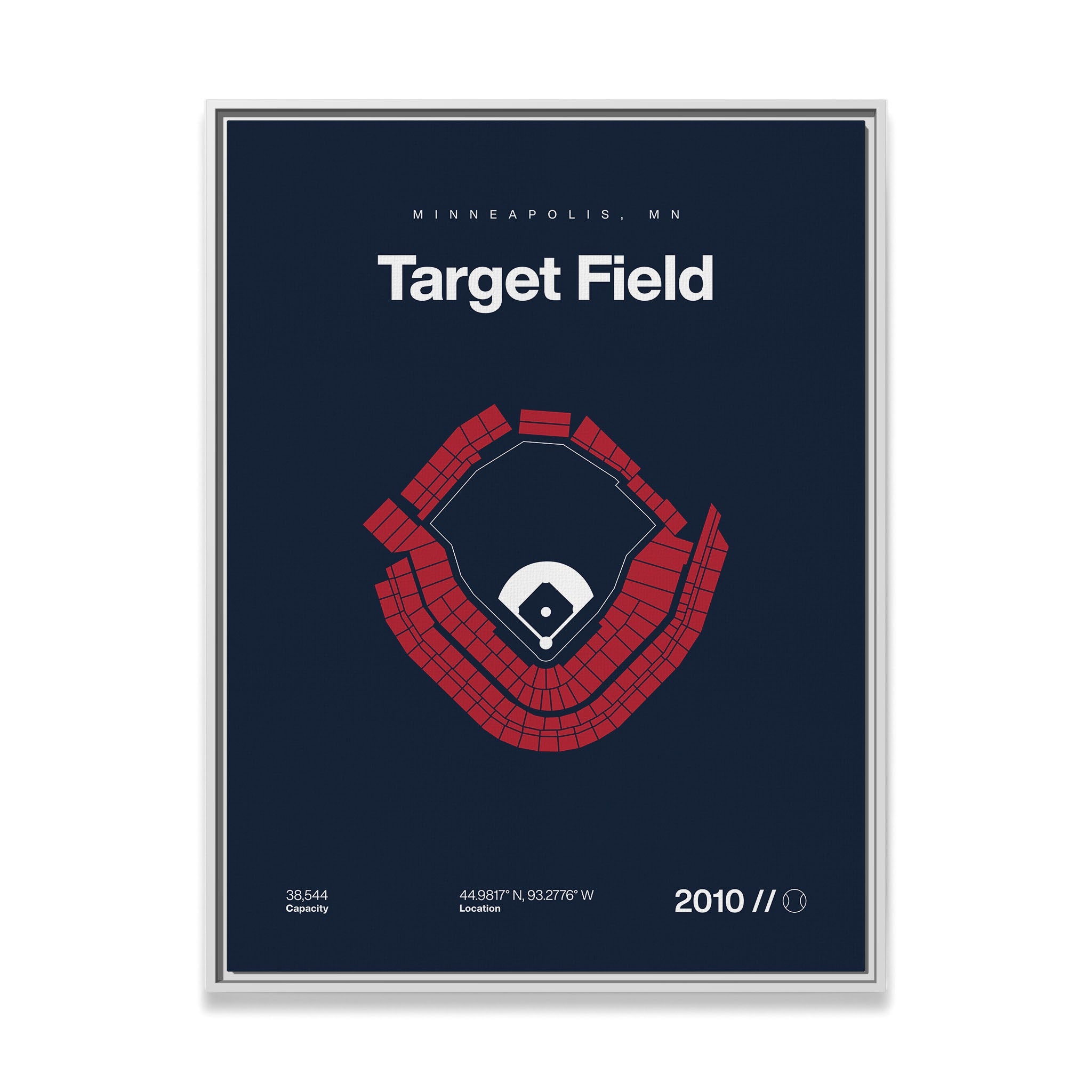 Minnesota Baseball Stadium Bold