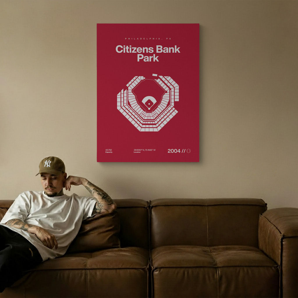 Philadelphia Baseball Stadium Bold