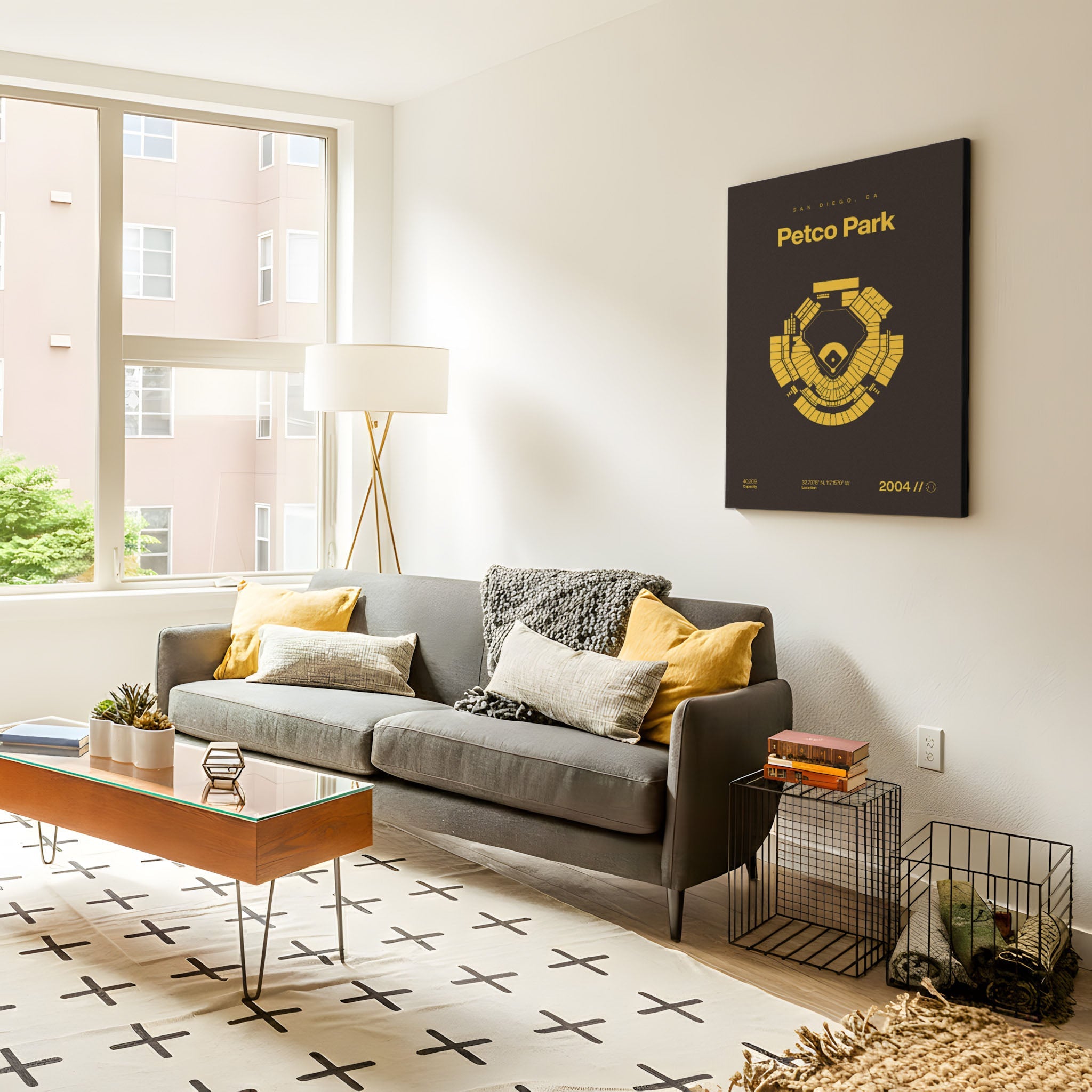 San Diego Baseball Stadium Bold