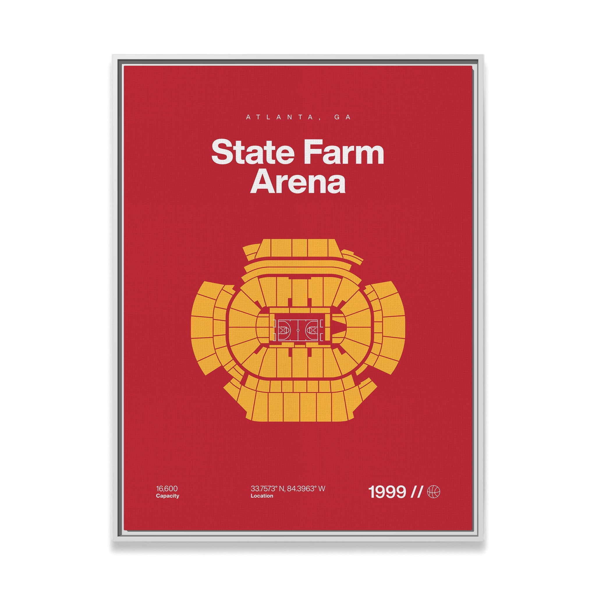 Atlanta Basketball Arena Bold