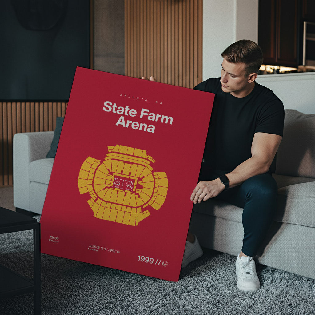 Atlanta Basketball Arena Bold