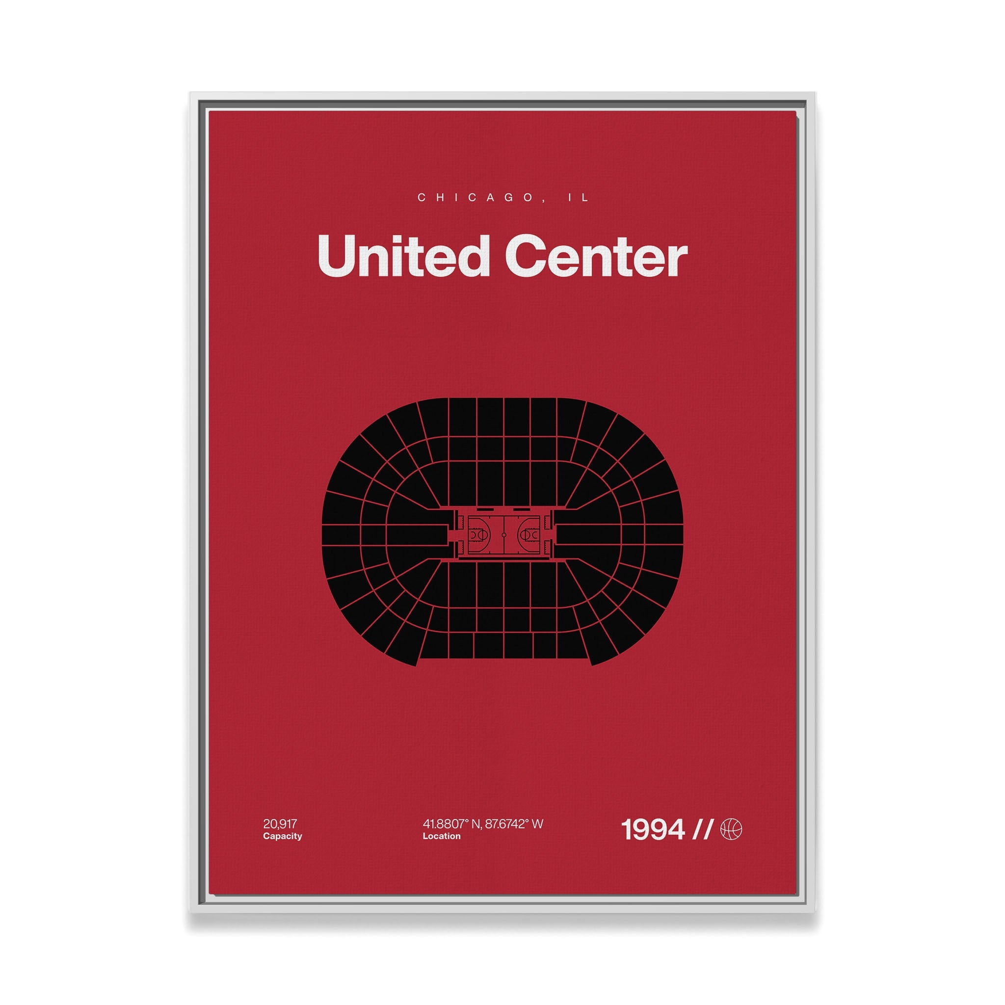 Chicago Basketball Arena Bold