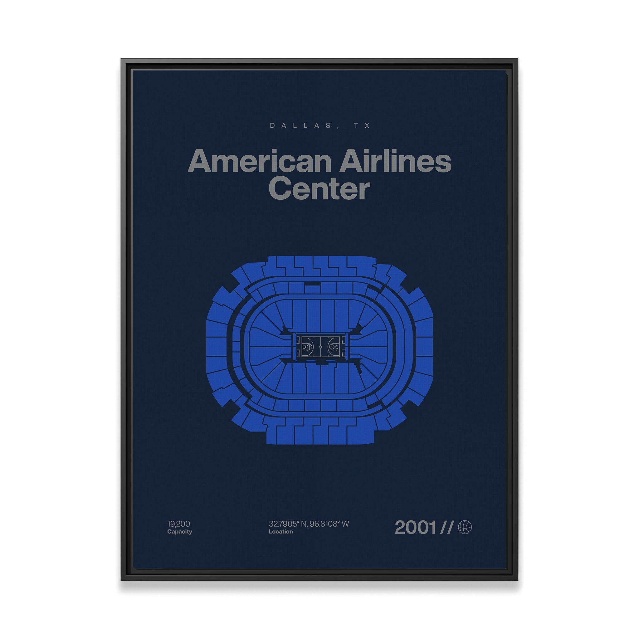 Dallas Basketball Arena Bold