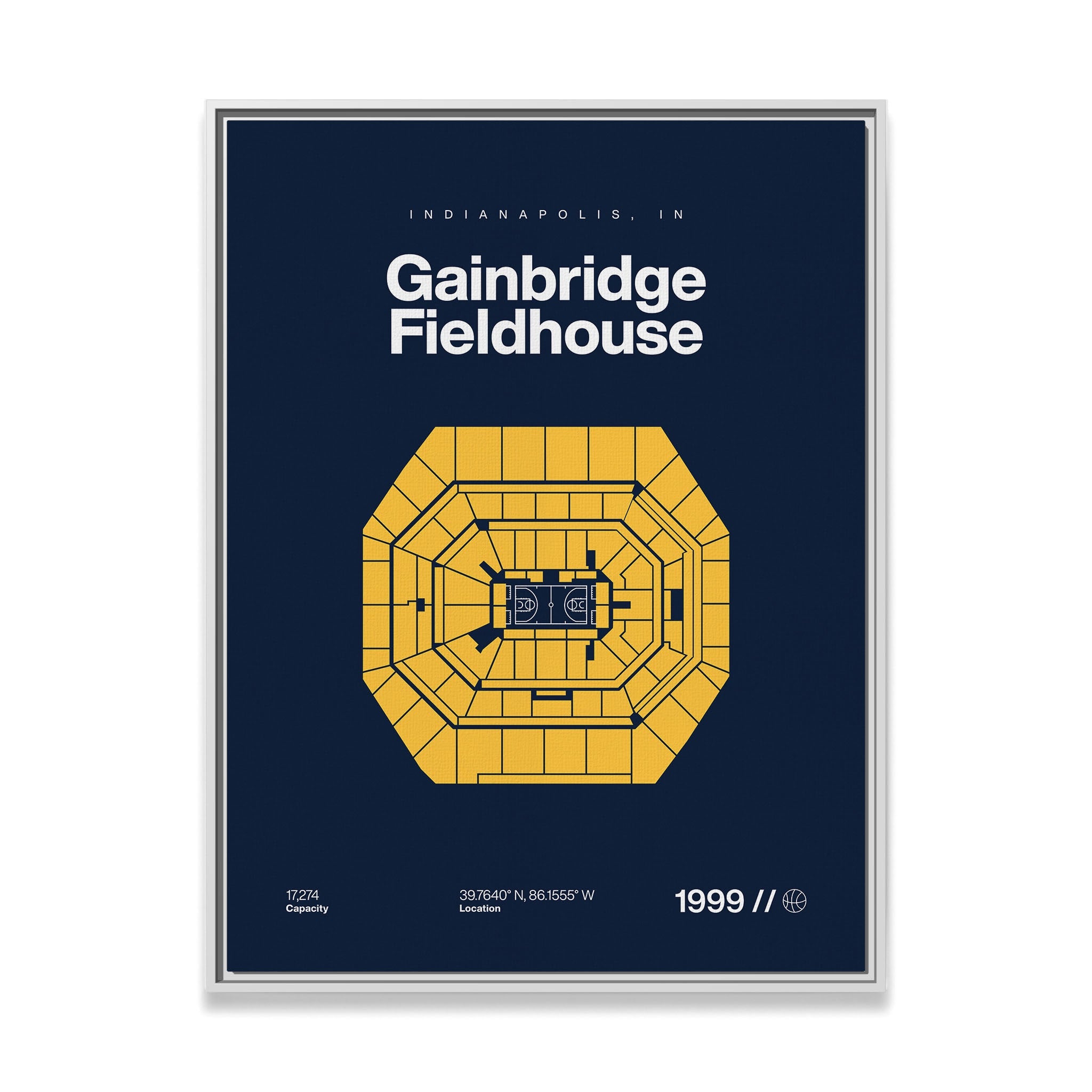 Indiana Basketball Arena Bold