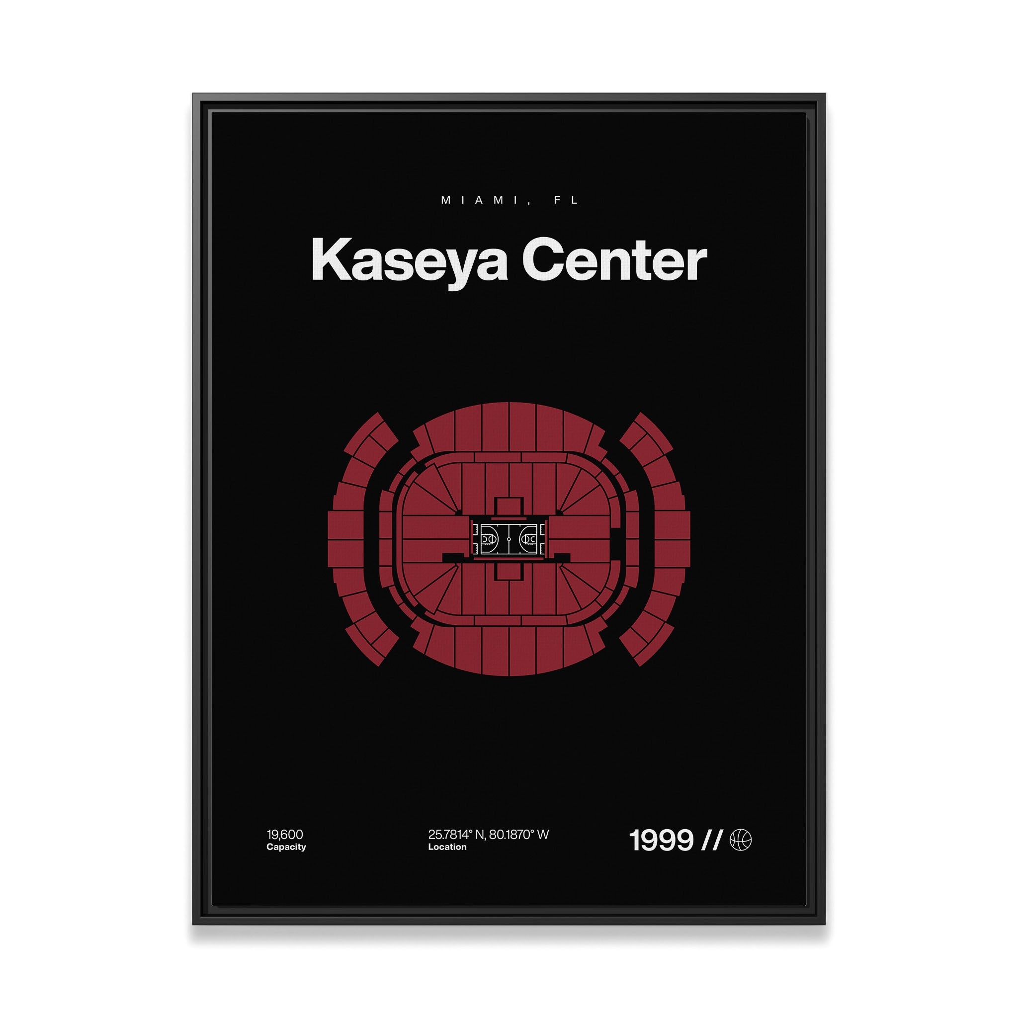 Miami Basketball Arena Bold