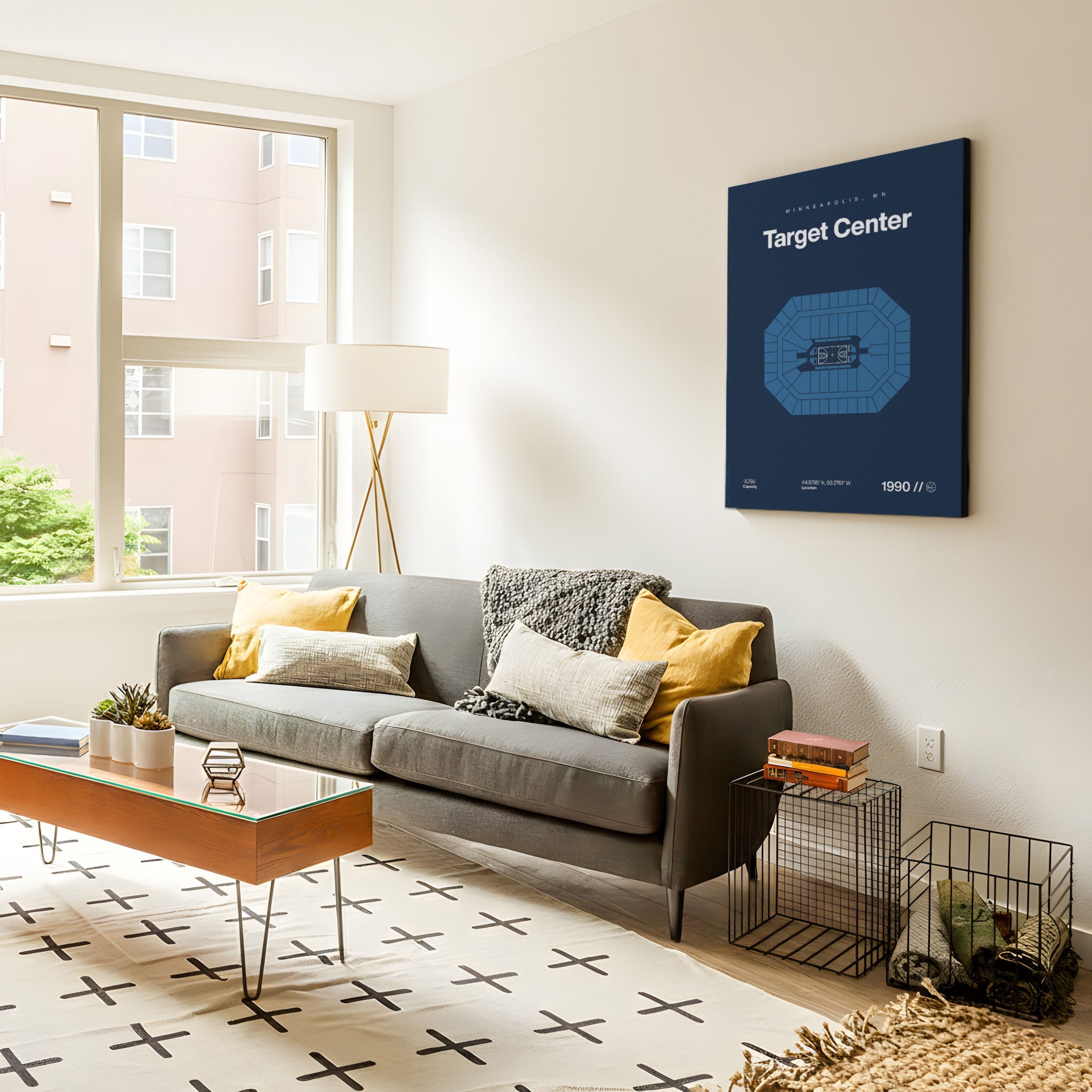 Minnesota Basketball Arena Bold