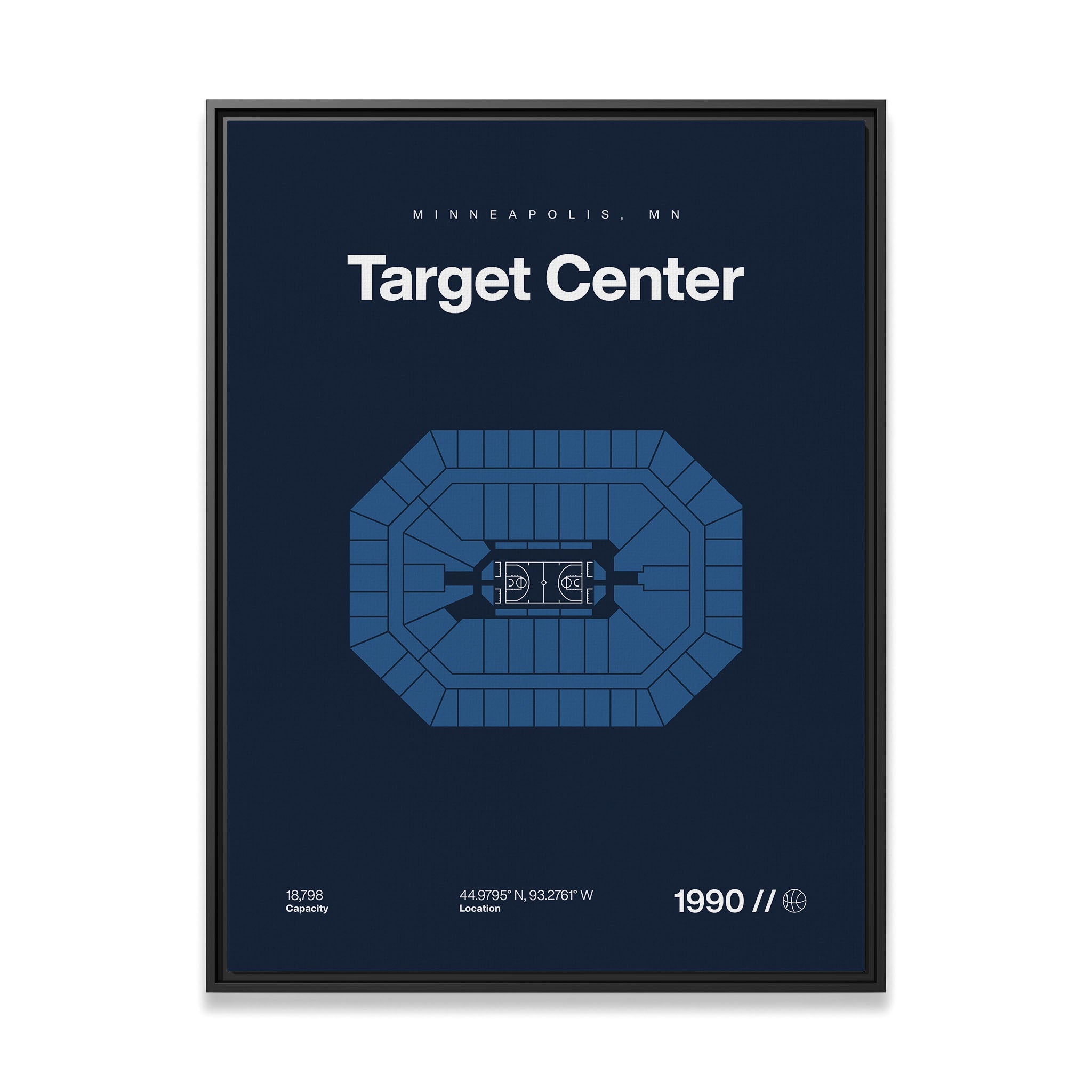 Minnesota Basketball Arena Bold