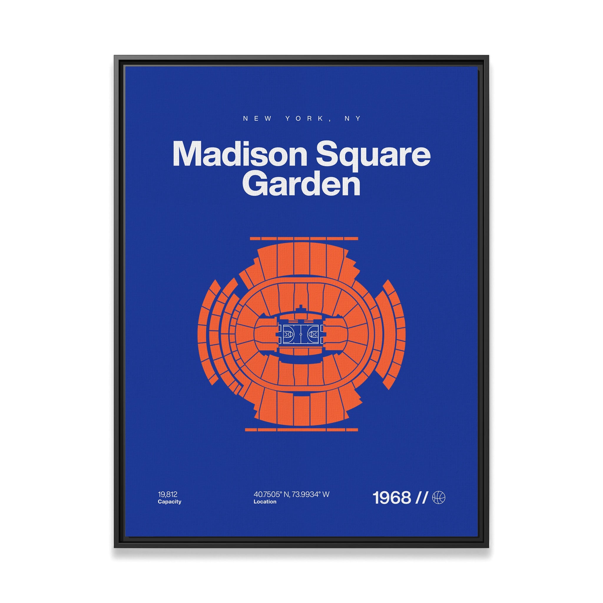 New York Basketball Arena Bold