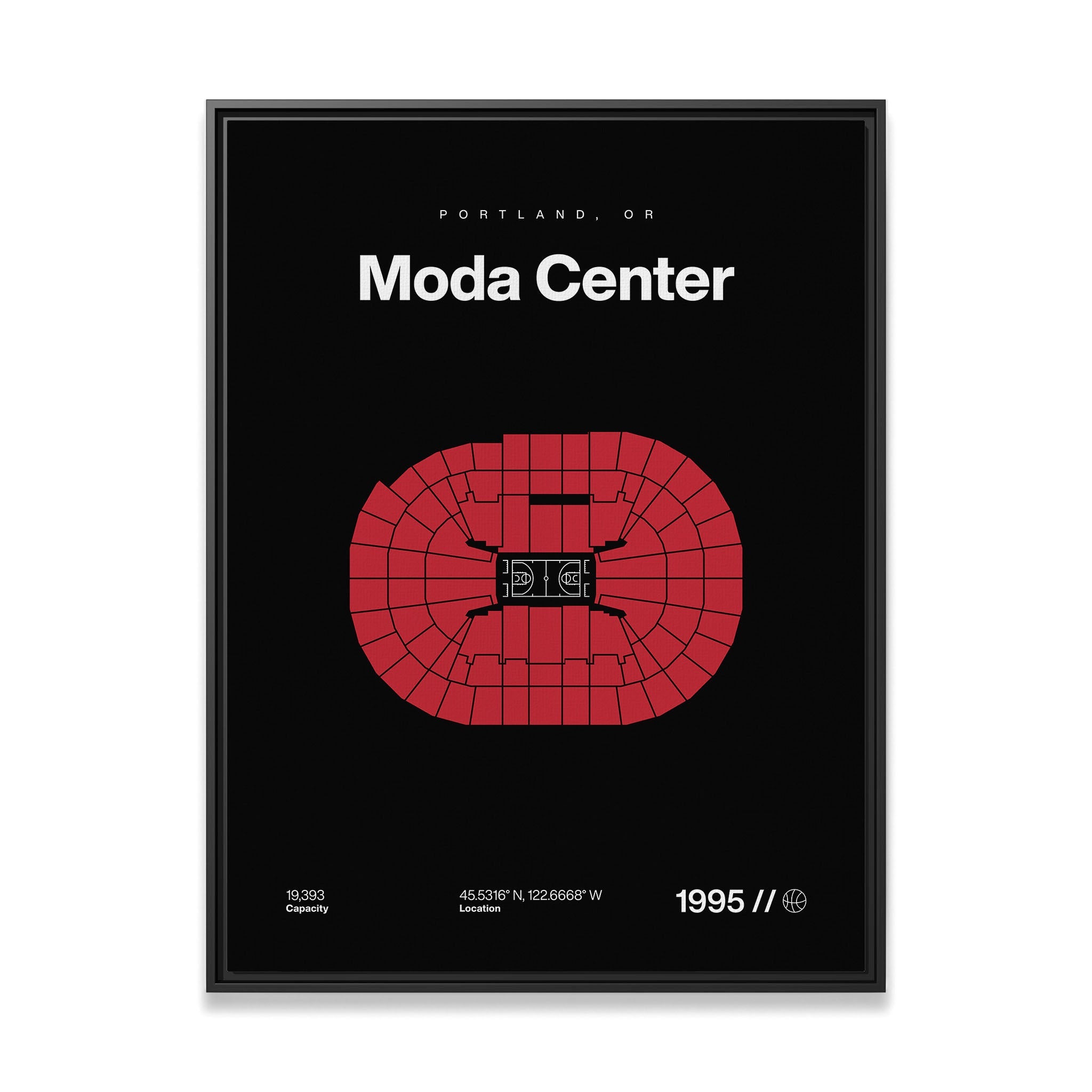 Portland Basketball Arena Bold