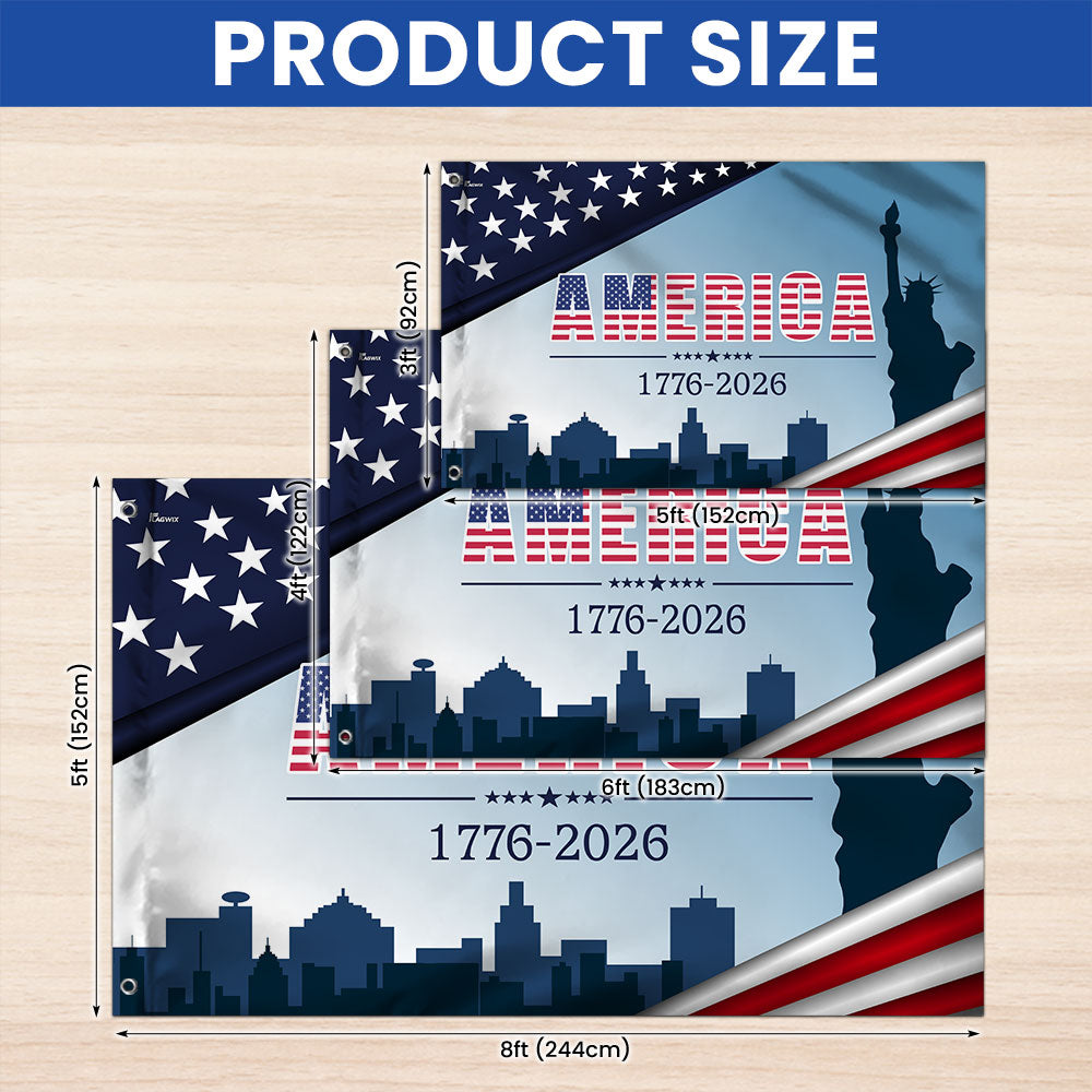250 years of America Grommet Flag