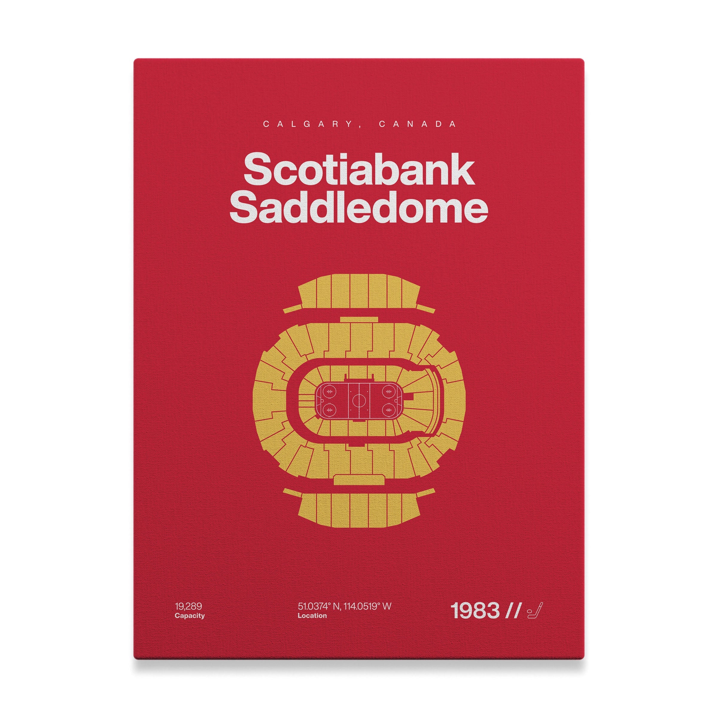 Calgary Hockey Arena Bold