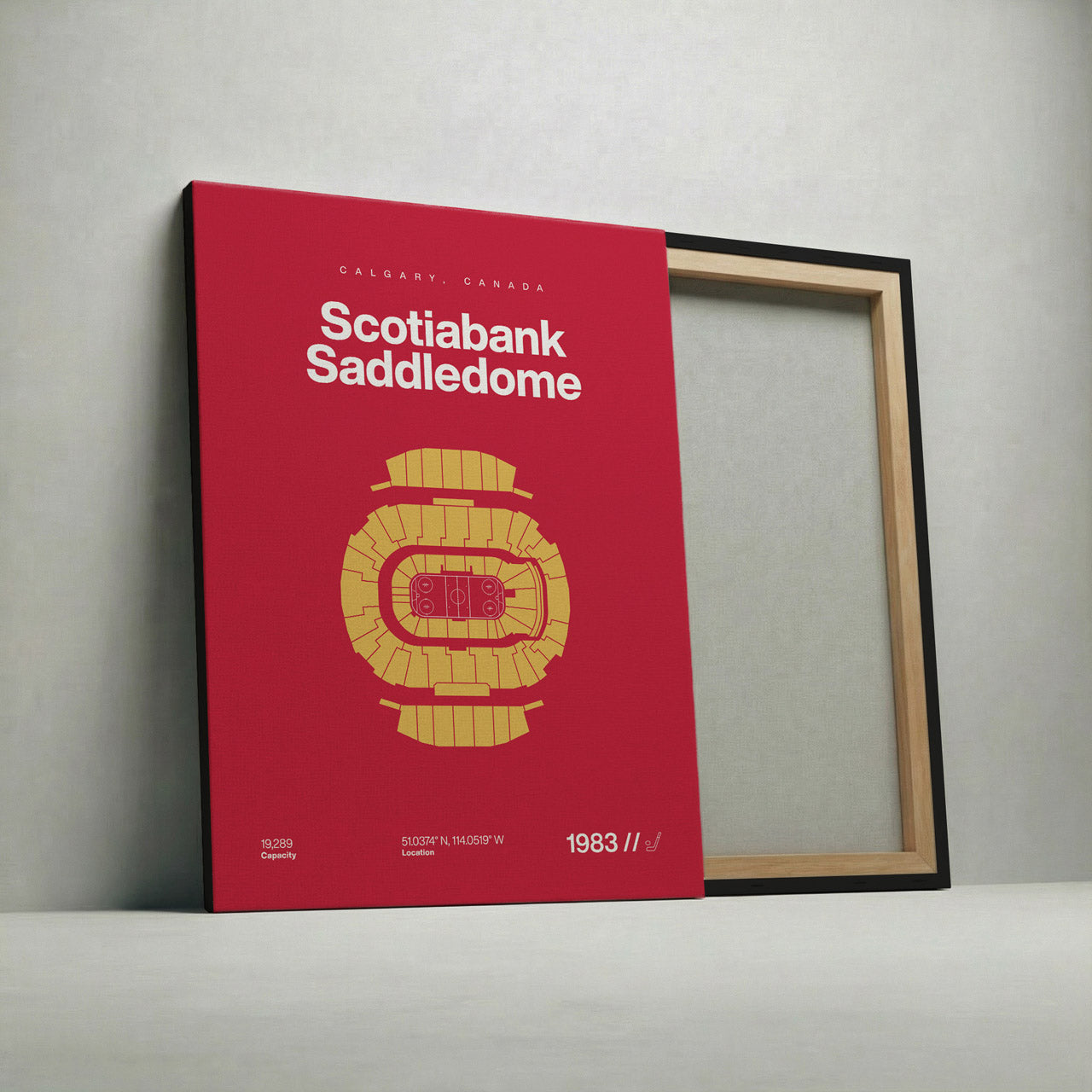 Calgary Hockey Arena Bold