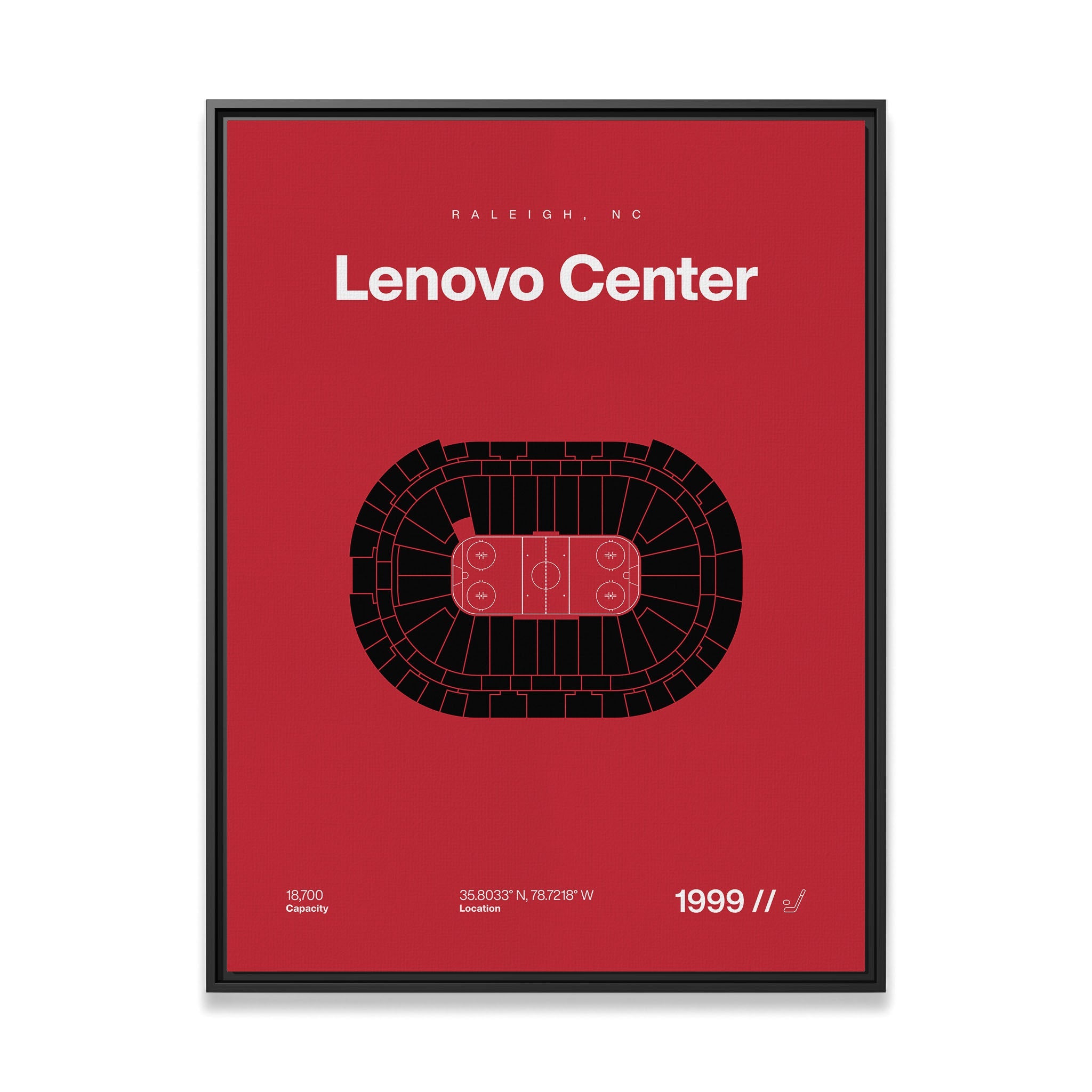 Carolina Hockey Arena Bold