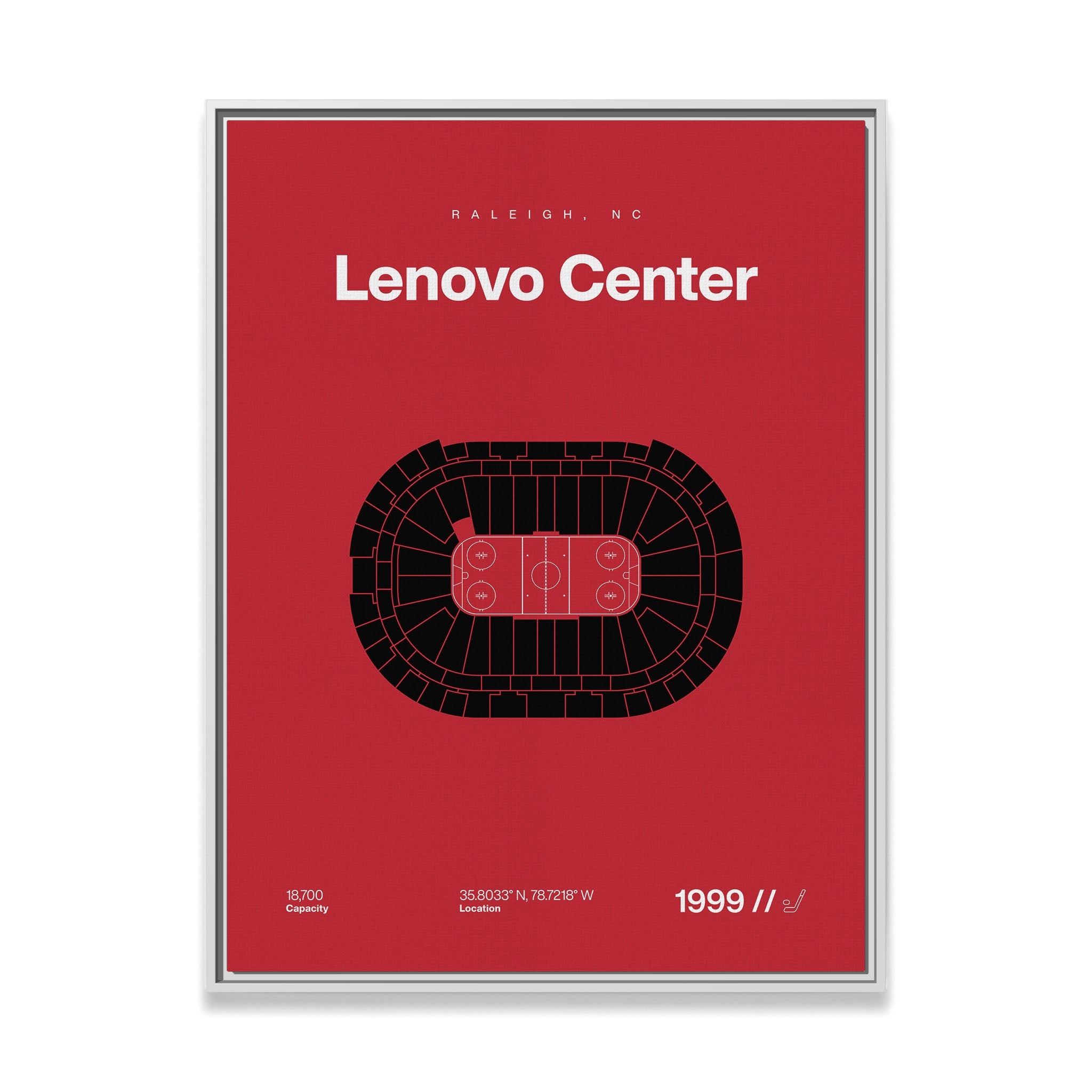 Carolina Hockey Arena Bold