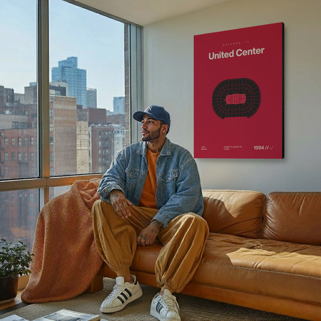 Chicago Hockey Arena Bold