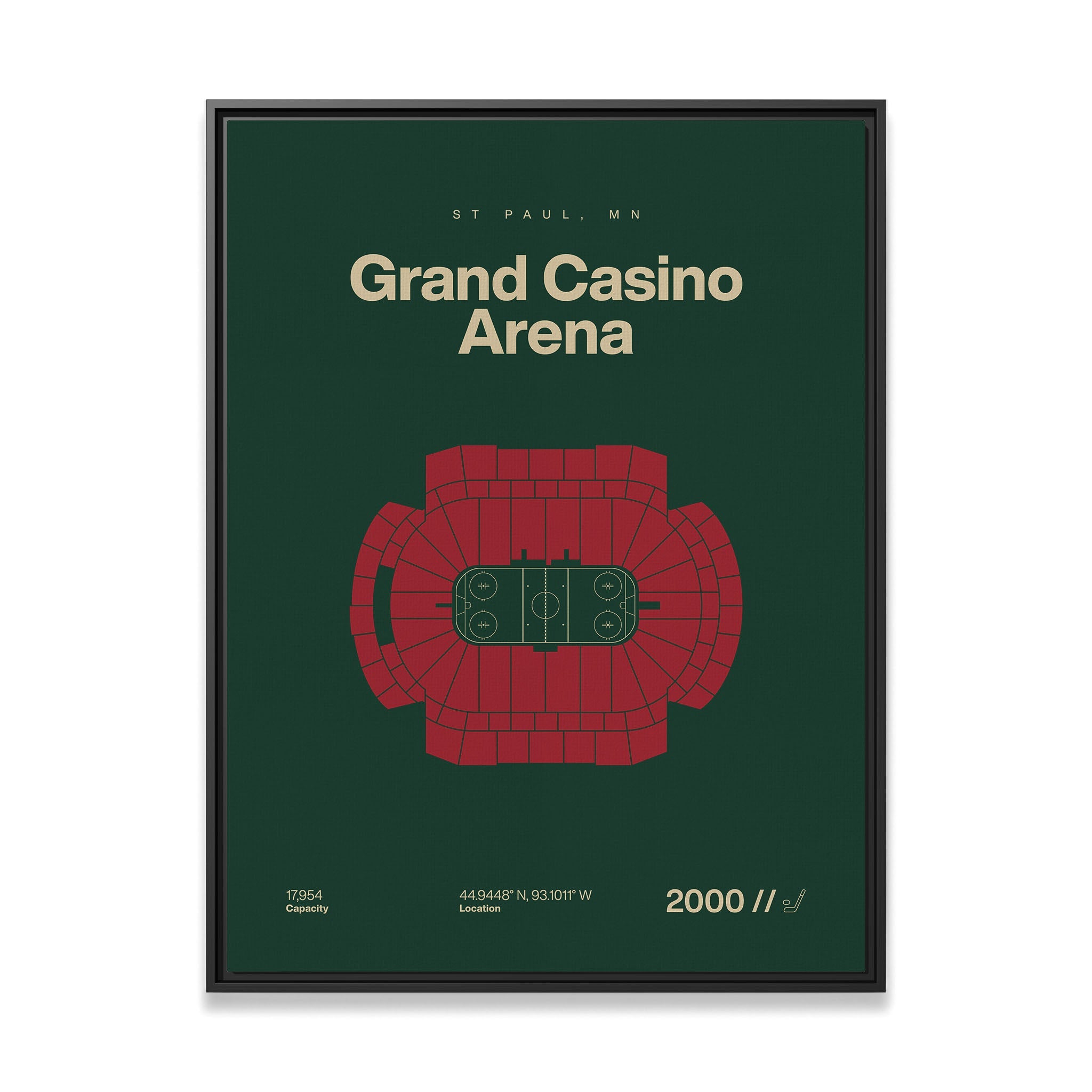 Minnesota Hockey Arena Bold