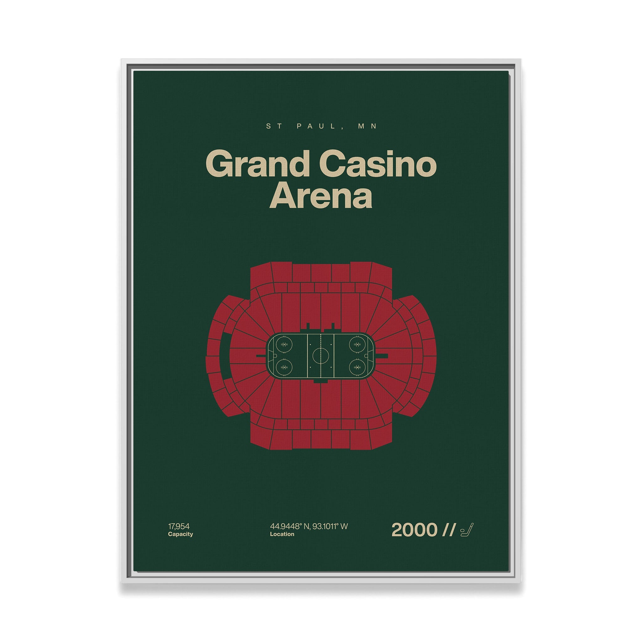 Minnesota Hockey Arena Bold