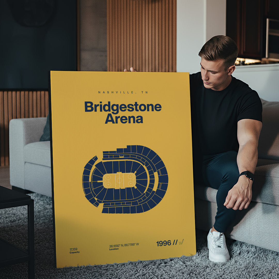 Nashville Hockey Arena Bold