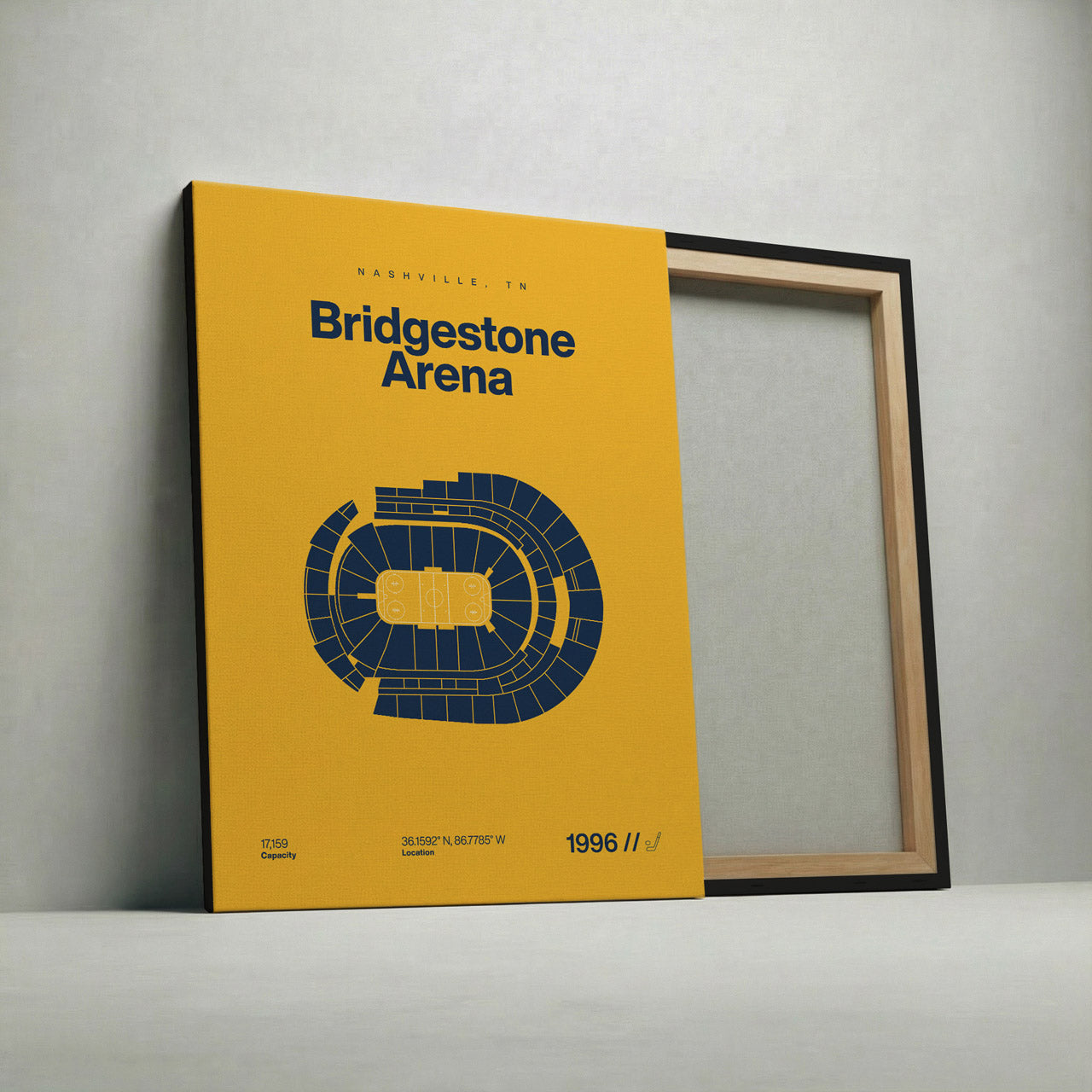 Nashville Hockey Arena Bold