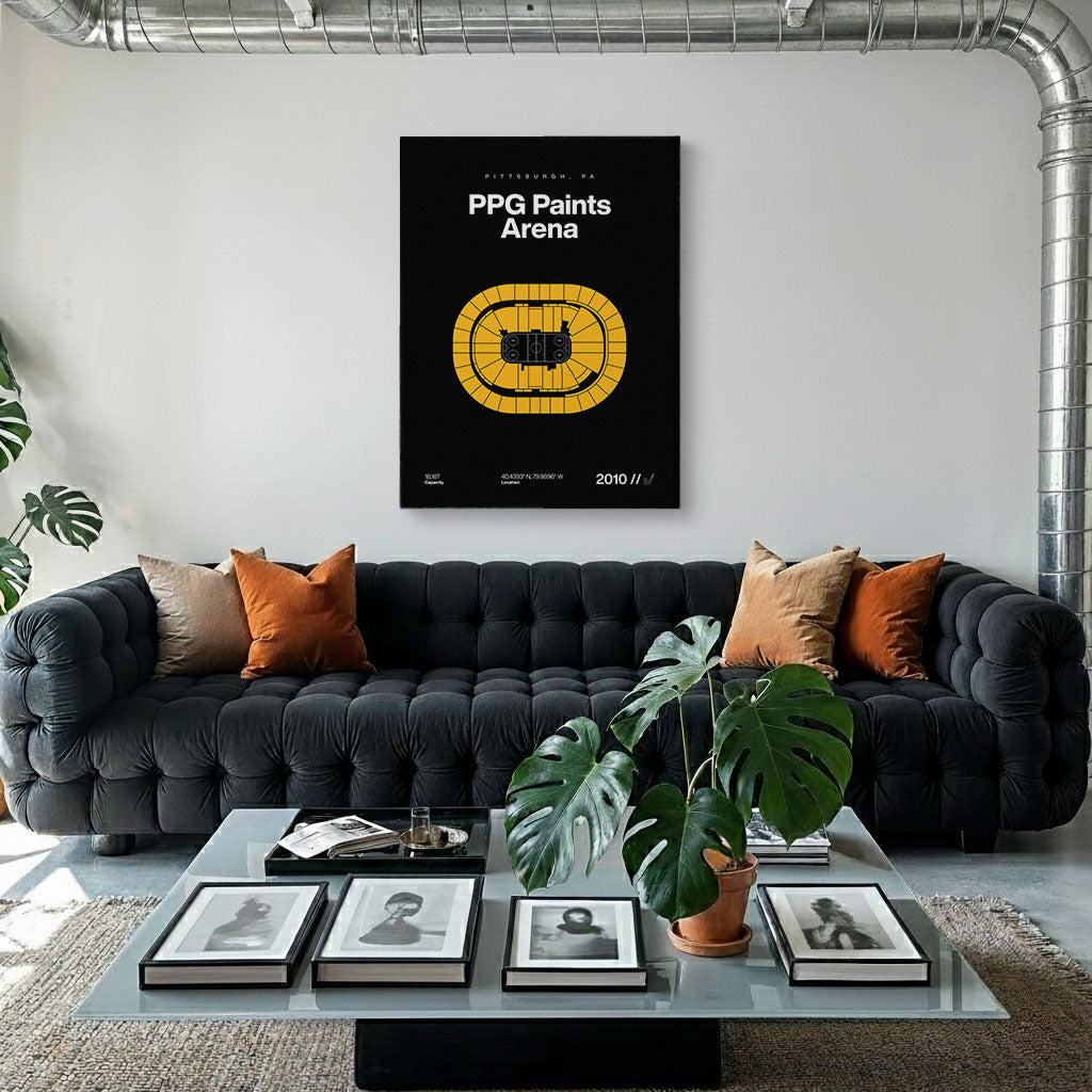 Pittsburgh Hockey Arena Bold