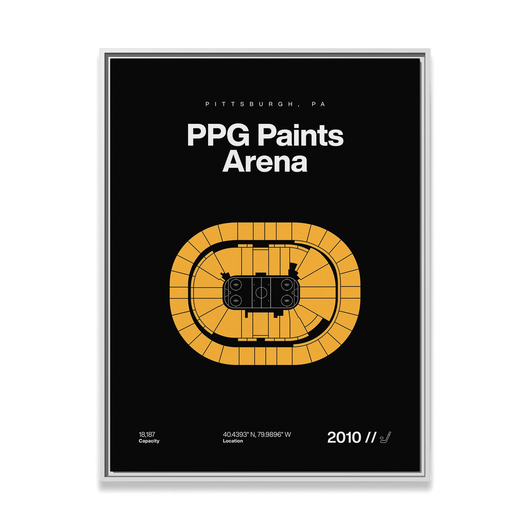 Pittsburgh Hockey Arena Bold