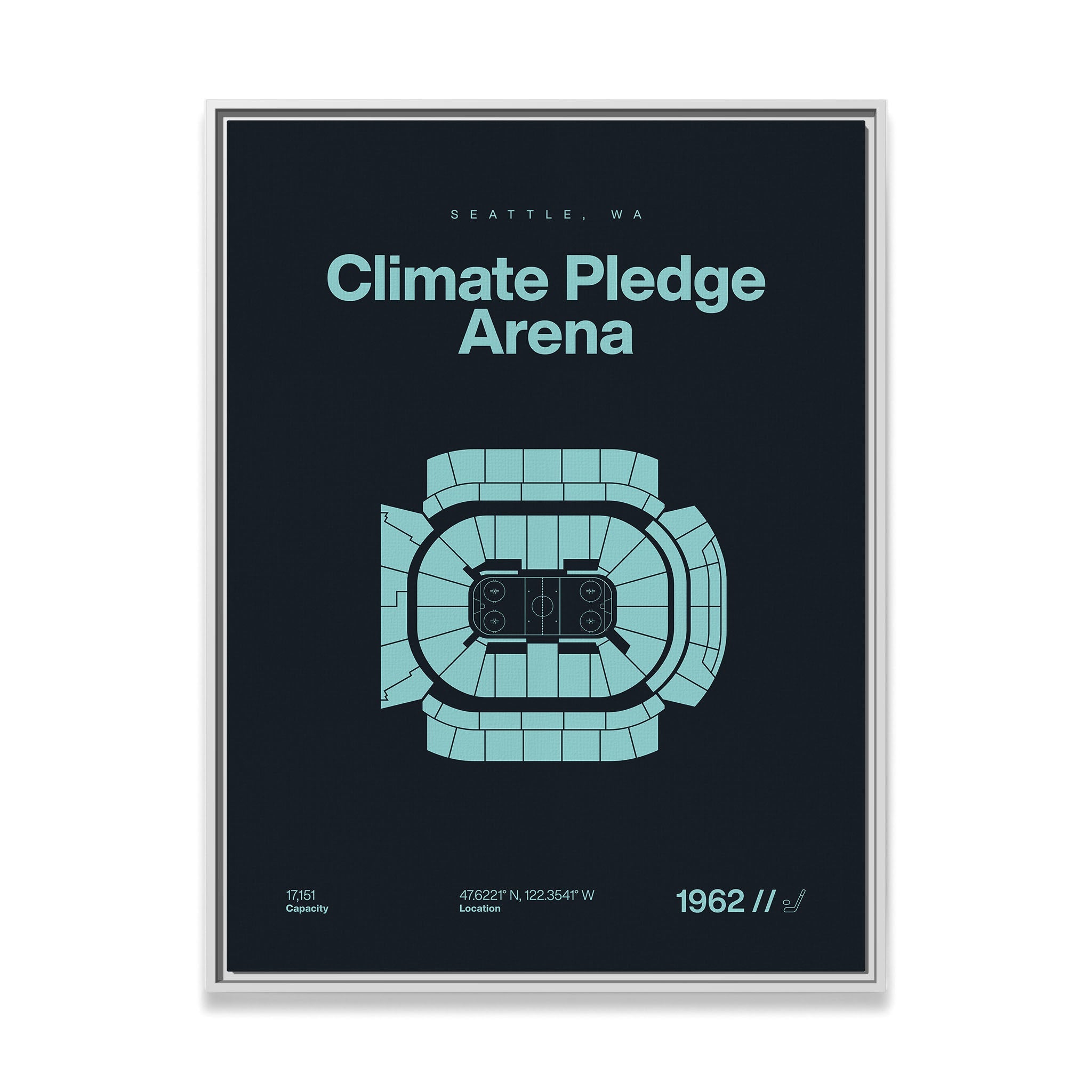 Seattle Hockey Arena Bold