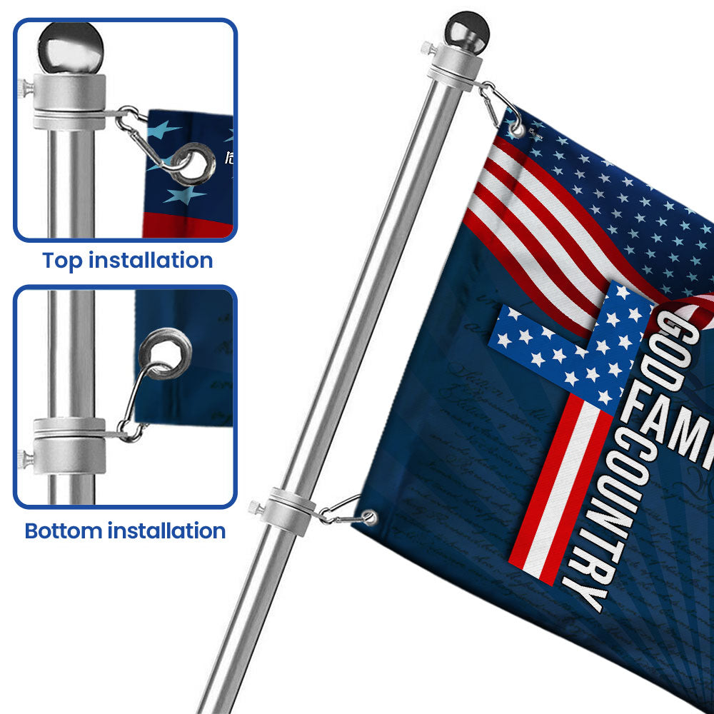 We The People American Flag, 250 Years Blessing 1776 2026 Grommet Flag 3-Day Shipping