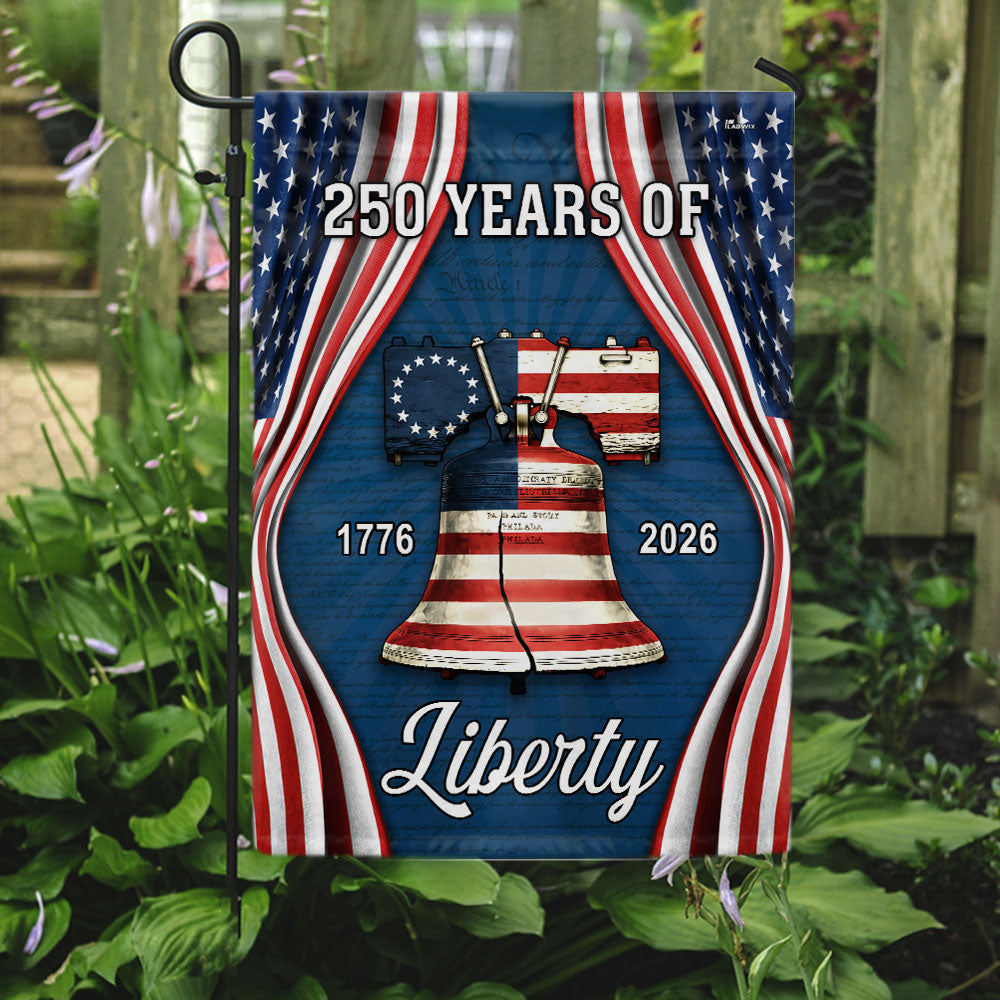 250 Years of Liberty Flag, American Betsy Ross 1776 2026 Patriotic Flag
