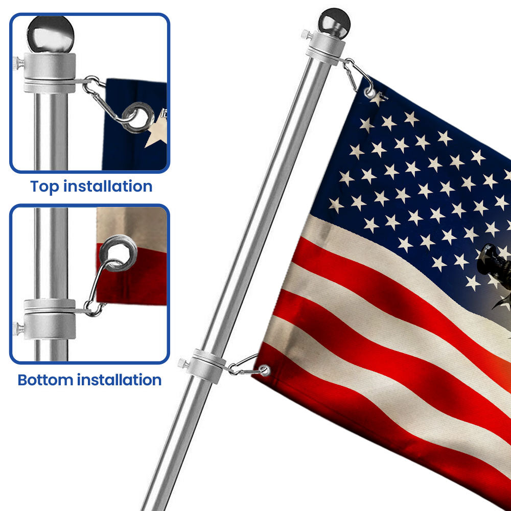 Christ America Patriot Grommet Flag, 250 Years Blessing Nation Under God
