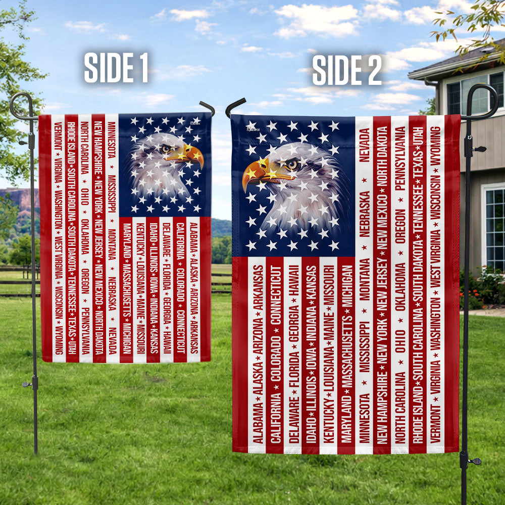 Patriotic American Flag, 50 States of America Flag for 250 Years Decor