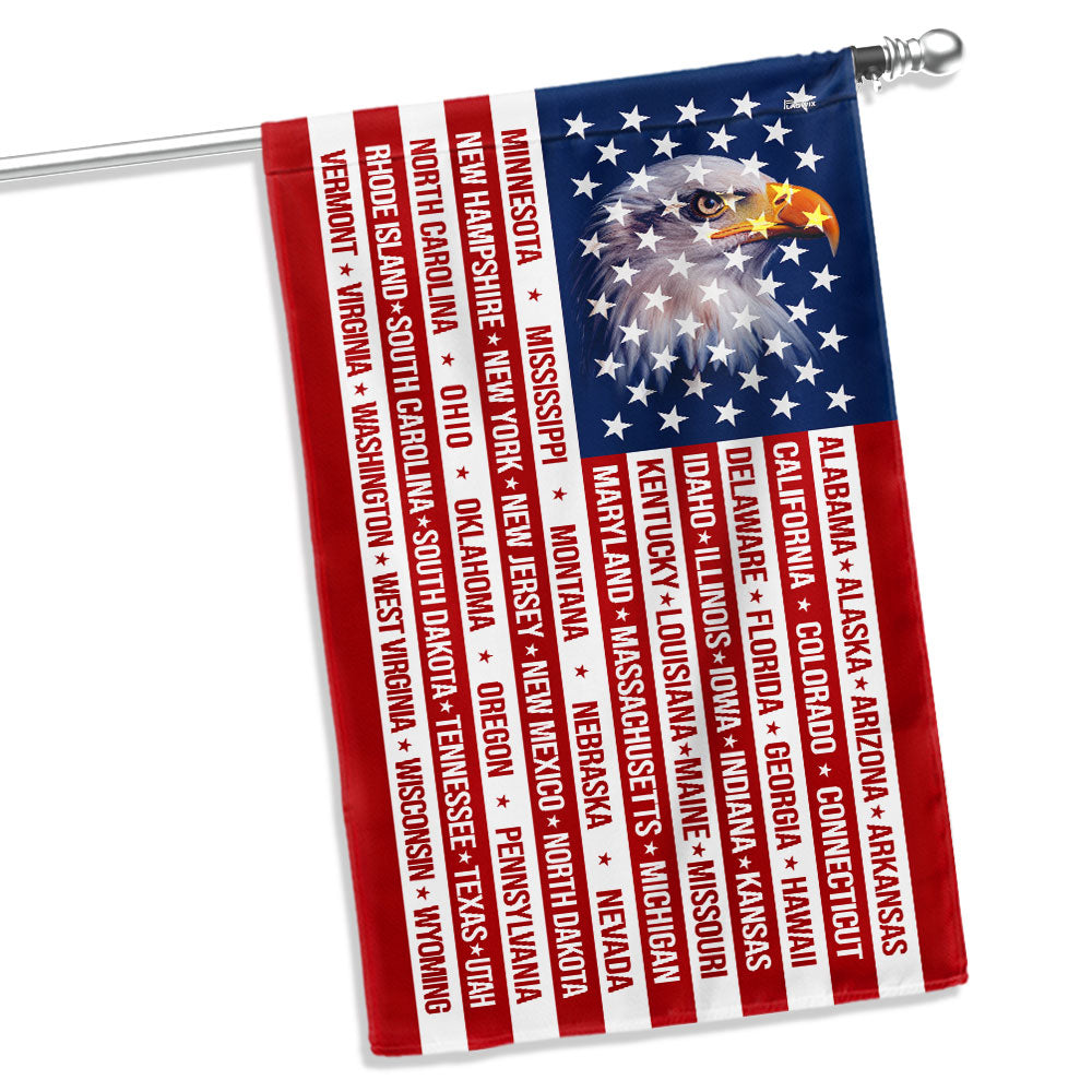 Patriotic American Flag, 50 States of America Flag for 250 Years Decor