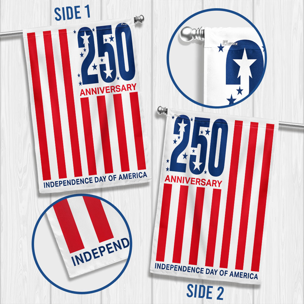 250th Anniversary Semiquincentennial Flag, United States 1776 2026 Patriotic Decor