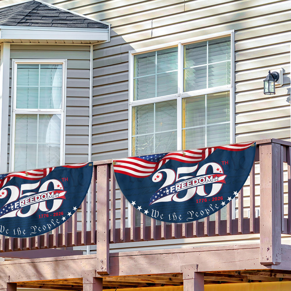 250 Years of America 1776 2026 Flag, 250 Years Semiquincentennial Fan Flag