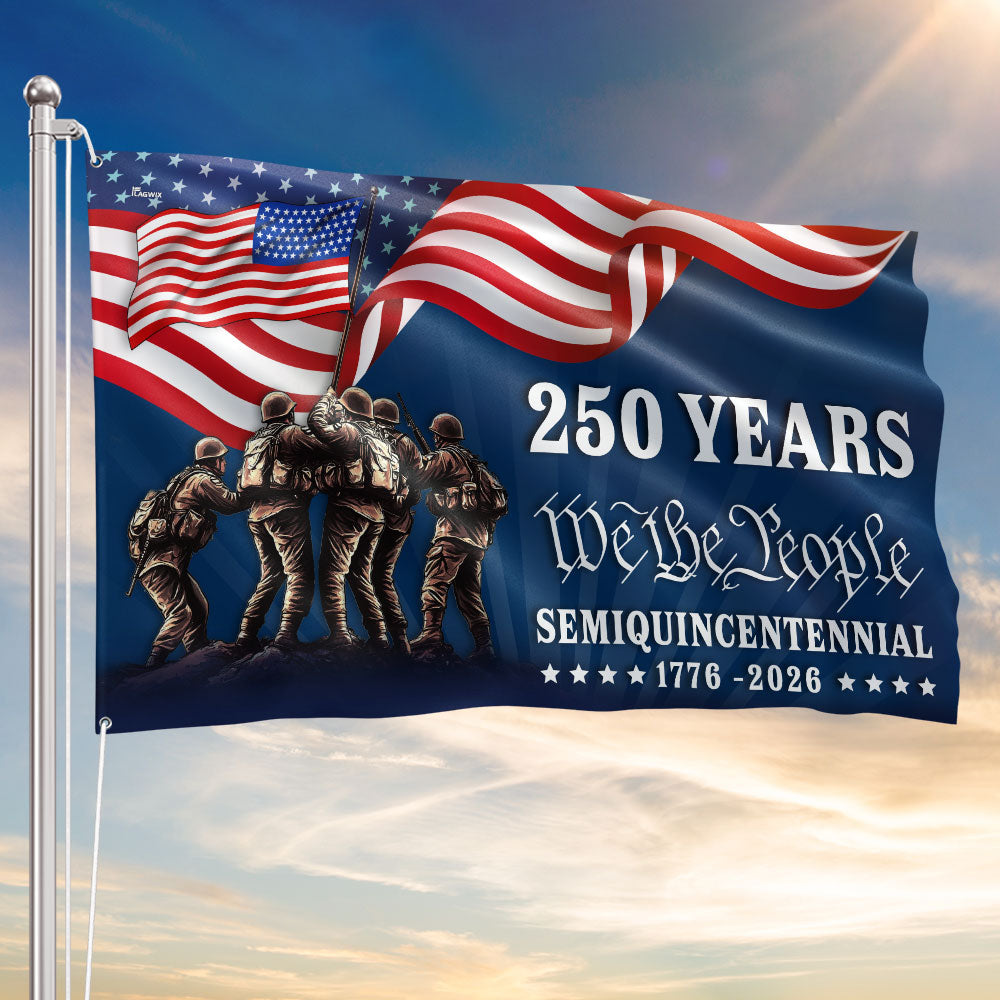 Flagwix American Flag, 250 Years We The People Semiquincentennial Grommet Flag 3-Day Shipping