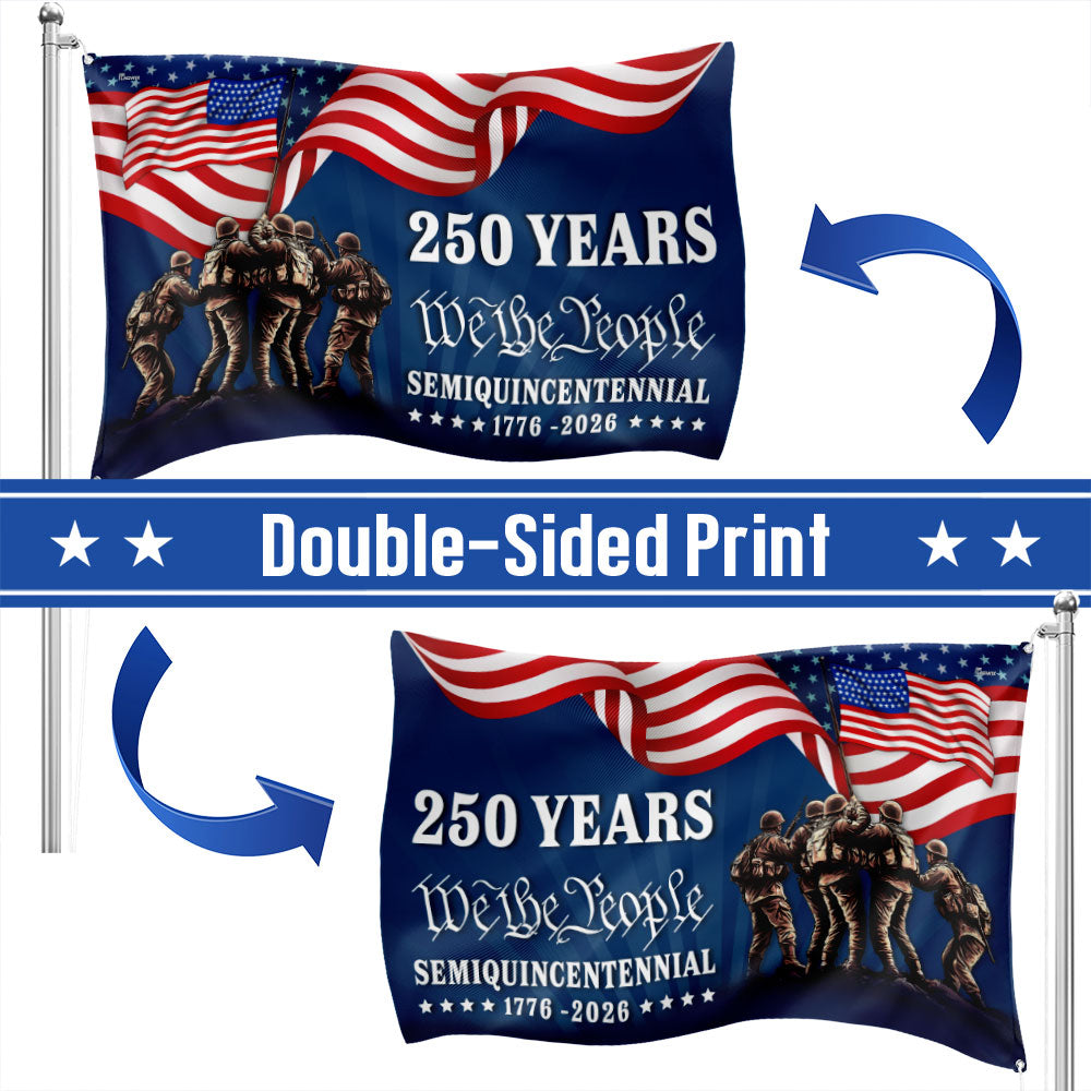 Flagwix American Flag, 250 Years We The People Semiquincentennial Grommet Flag 3-Day Shipping
