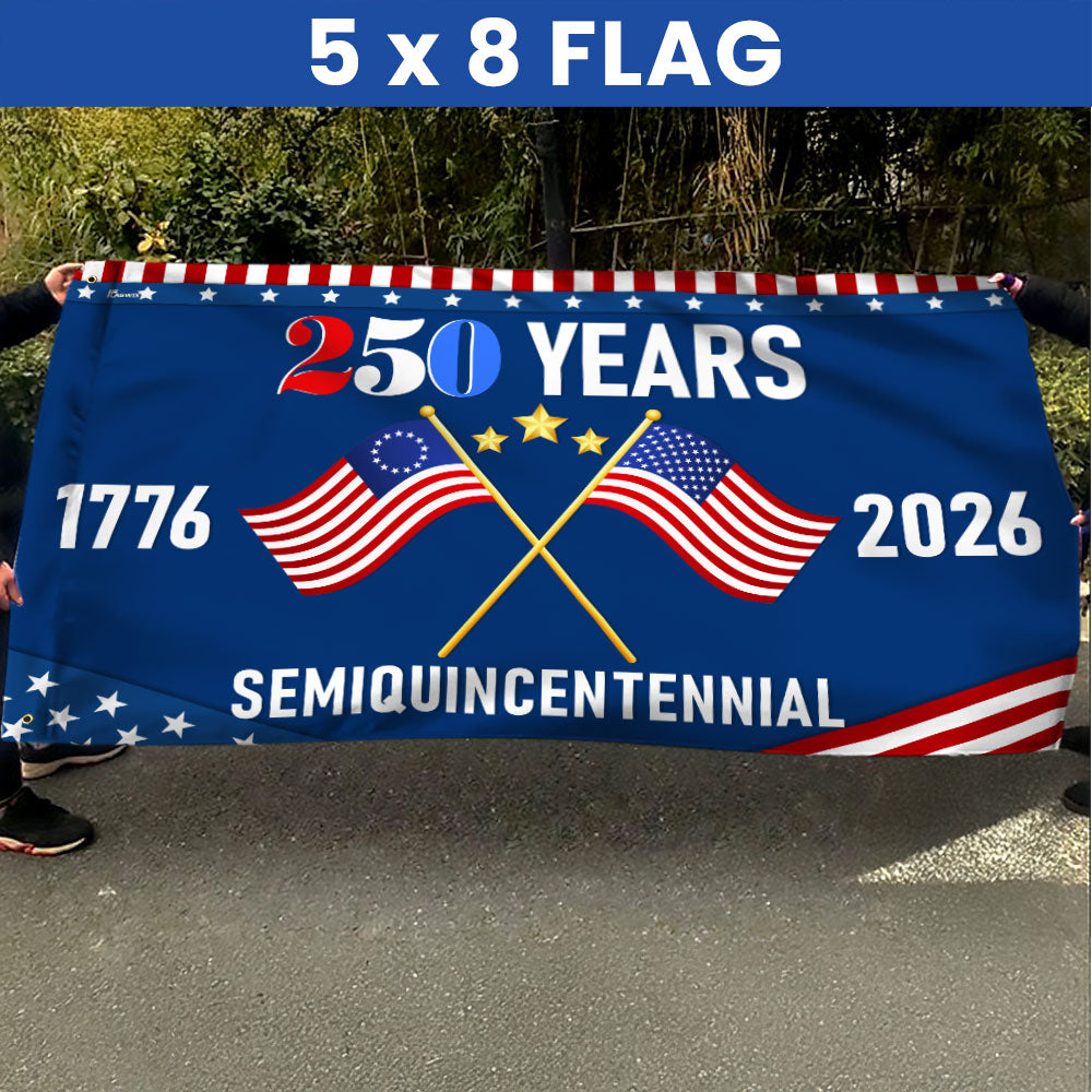Flagwix American Flag - America 250th Anniversary Semiquincentennial Grommet Flag
