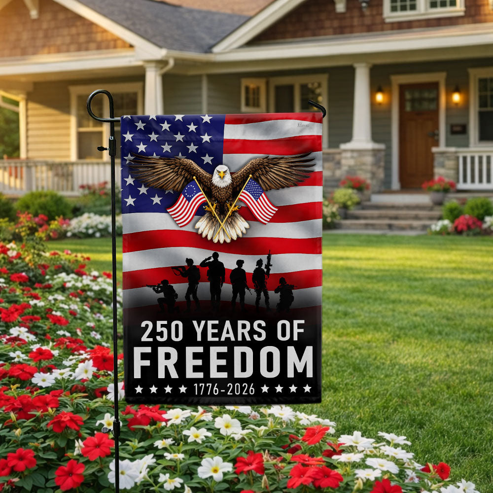 Patriotic Eagle Betsy Ross 250 Flag for 250 Years of Freedom Anniversary
