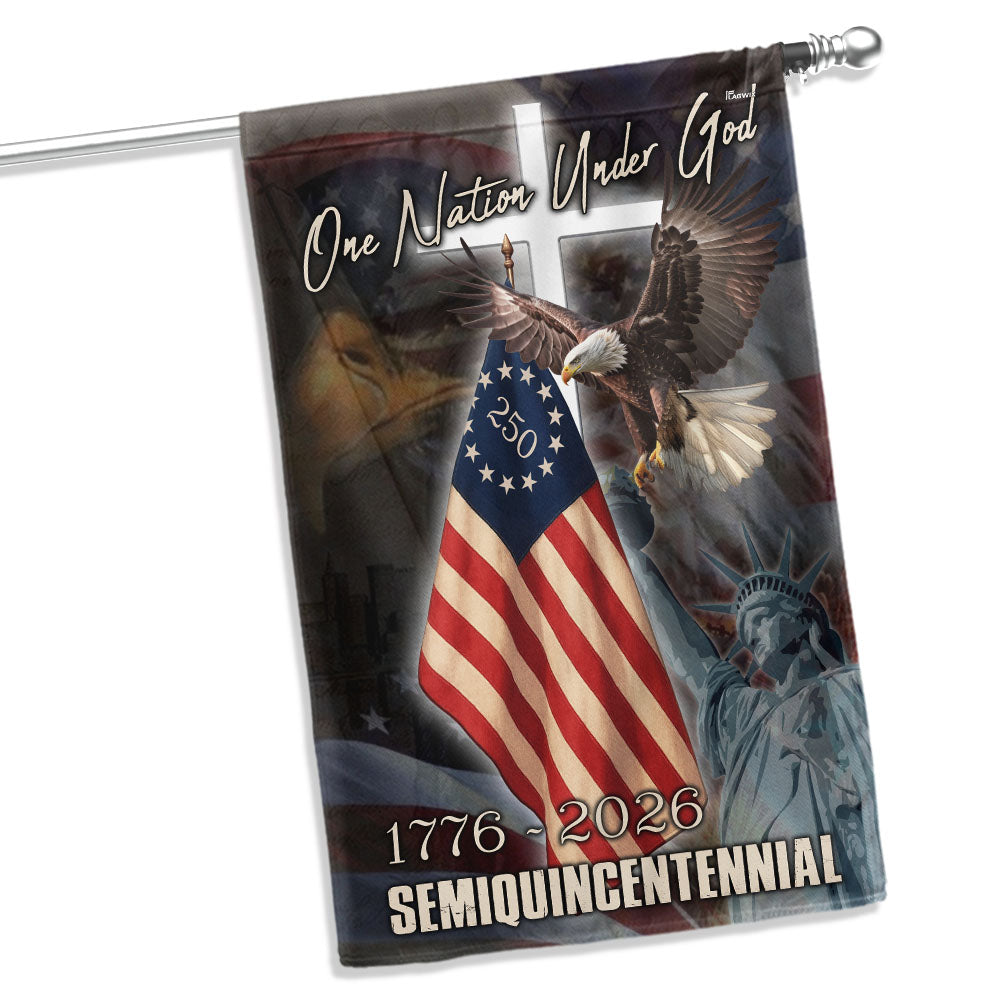 One Nation Under God 1776-2026 Flag | Semiquincentennial American Flag