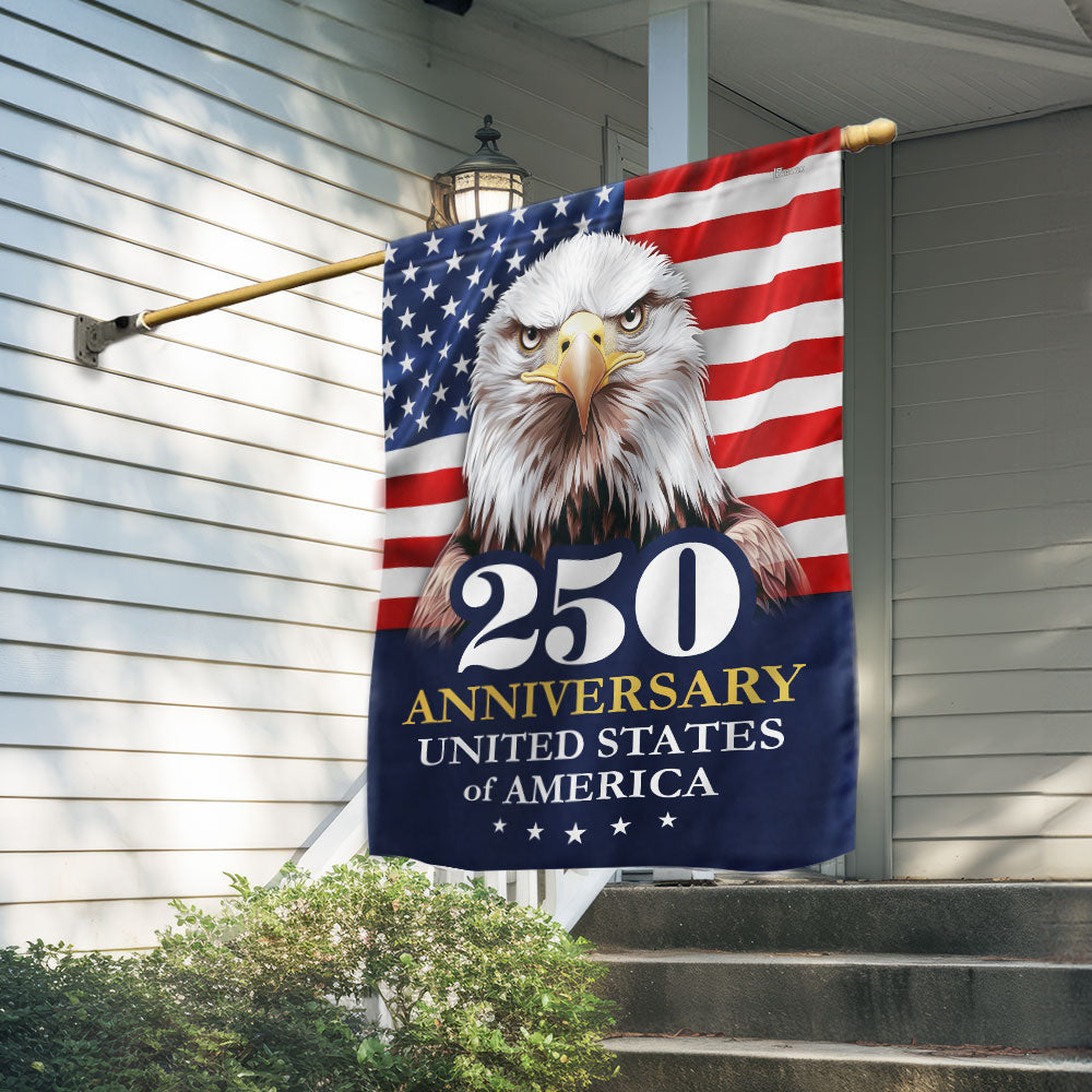 Flagwix American Flag - 250 Anniversary 1776 2026 United States Of America Patriotic Eagle