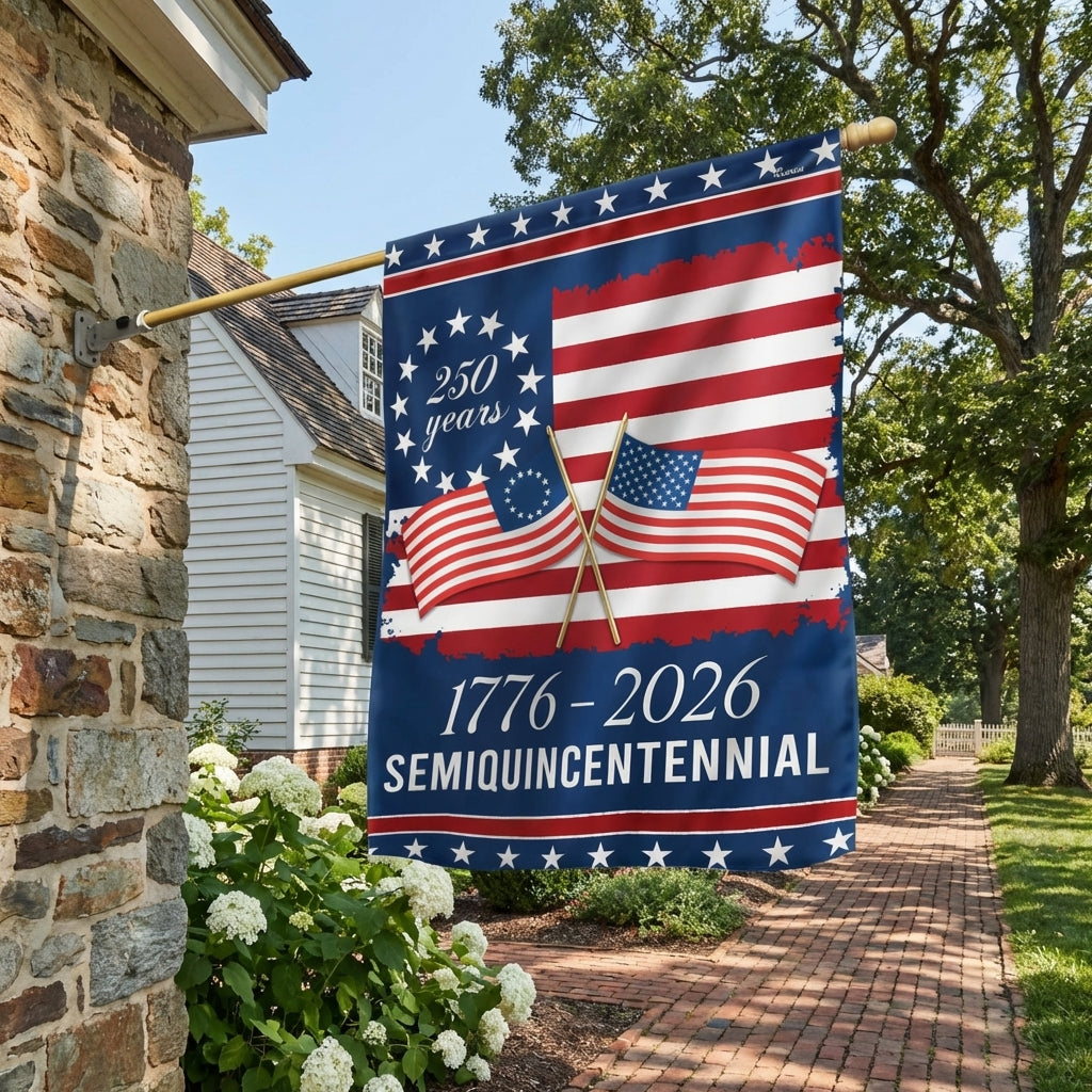 Flagwix American Flag - America 250th Anniversary Semiquincentennial Decorative Flag