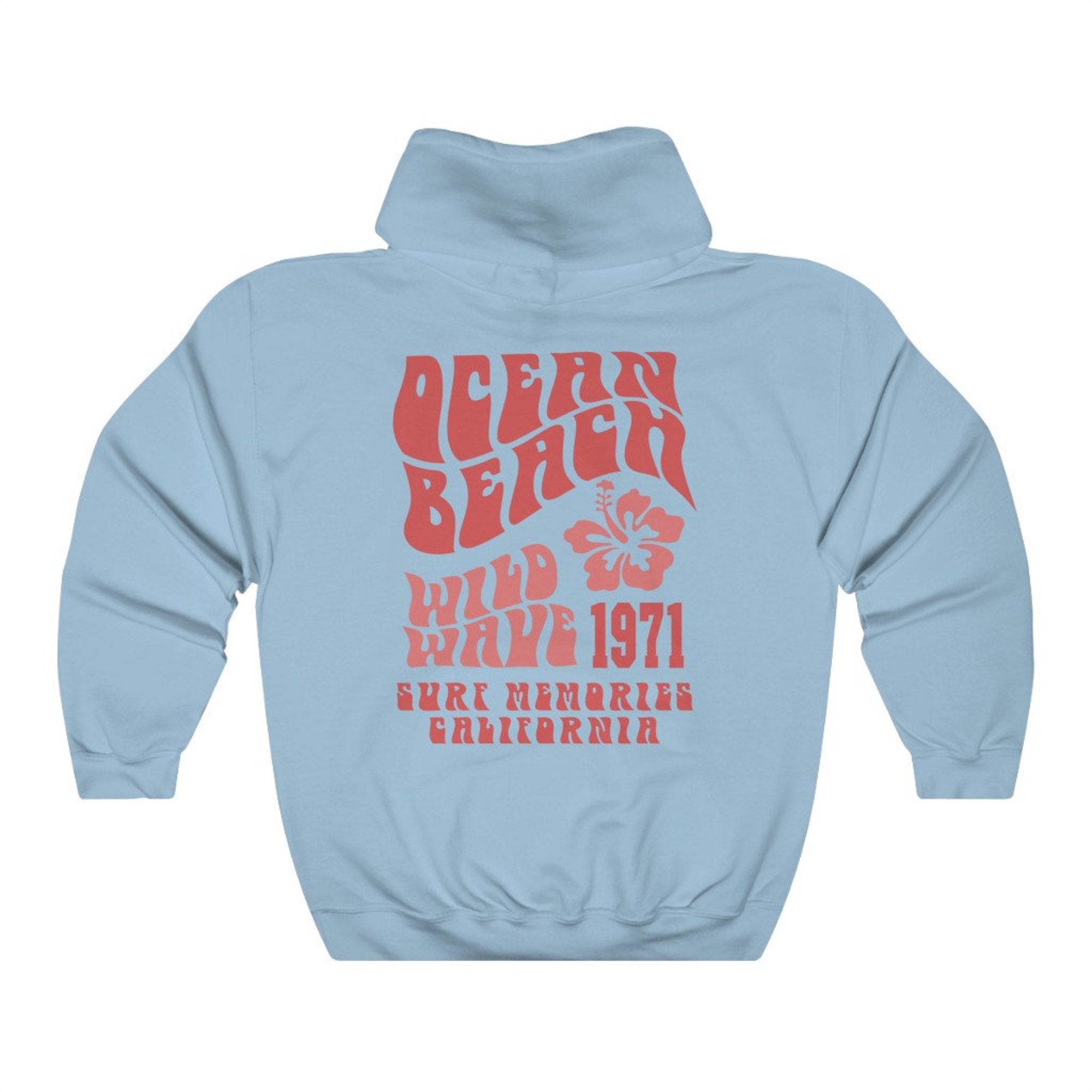 Ocean Beach Sunset Hoodie – Oversized California Surf Style - Image 8