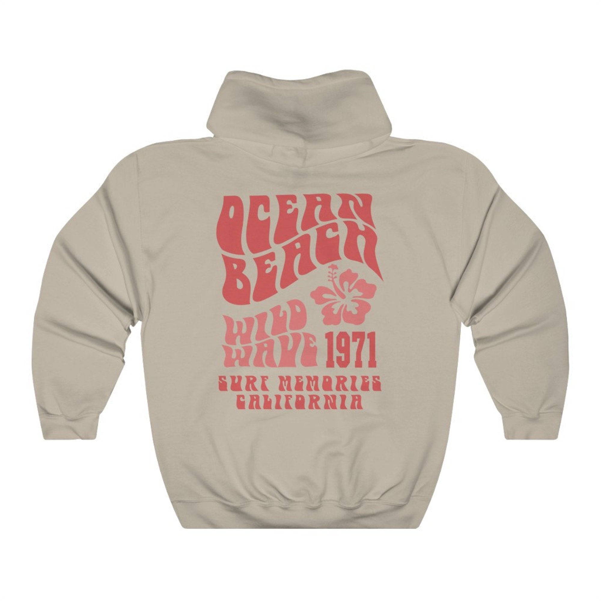 Ocean Beach Sunset Hoodie – Oversized California Surf Style - Image 7