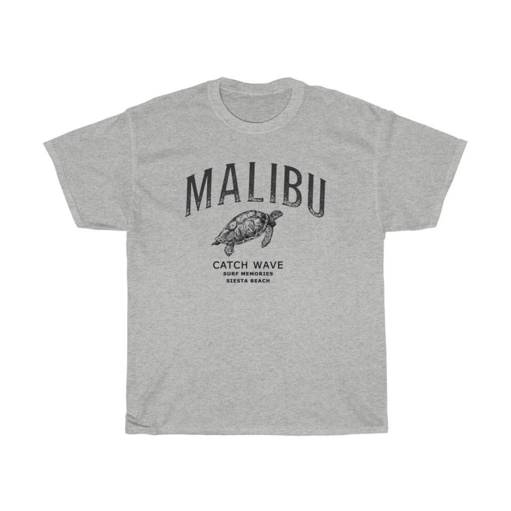 Vintage Malibu Beach Bum Tee – Oversized Y2K Aesthetic T-Shirt - Image 4