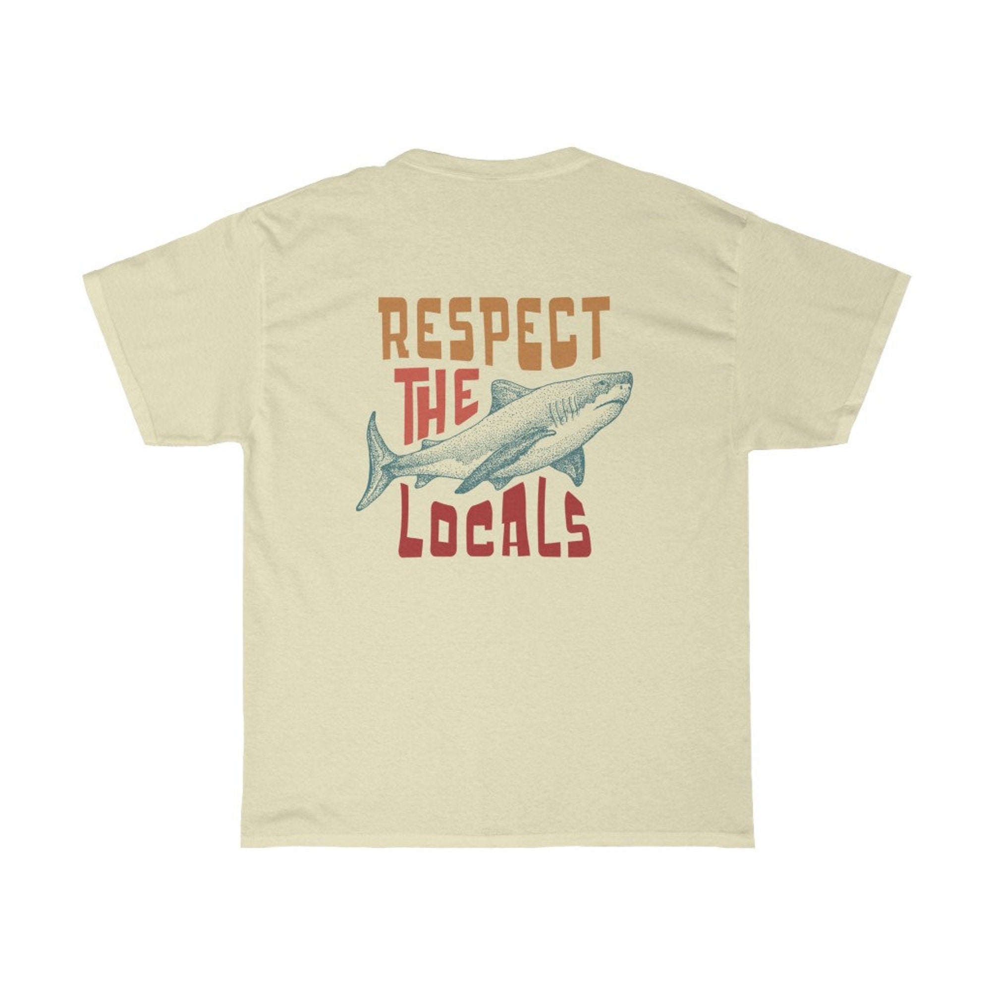 Respect the Local Surf Tee – Oversized Beach Graphic Shirt - Image 6