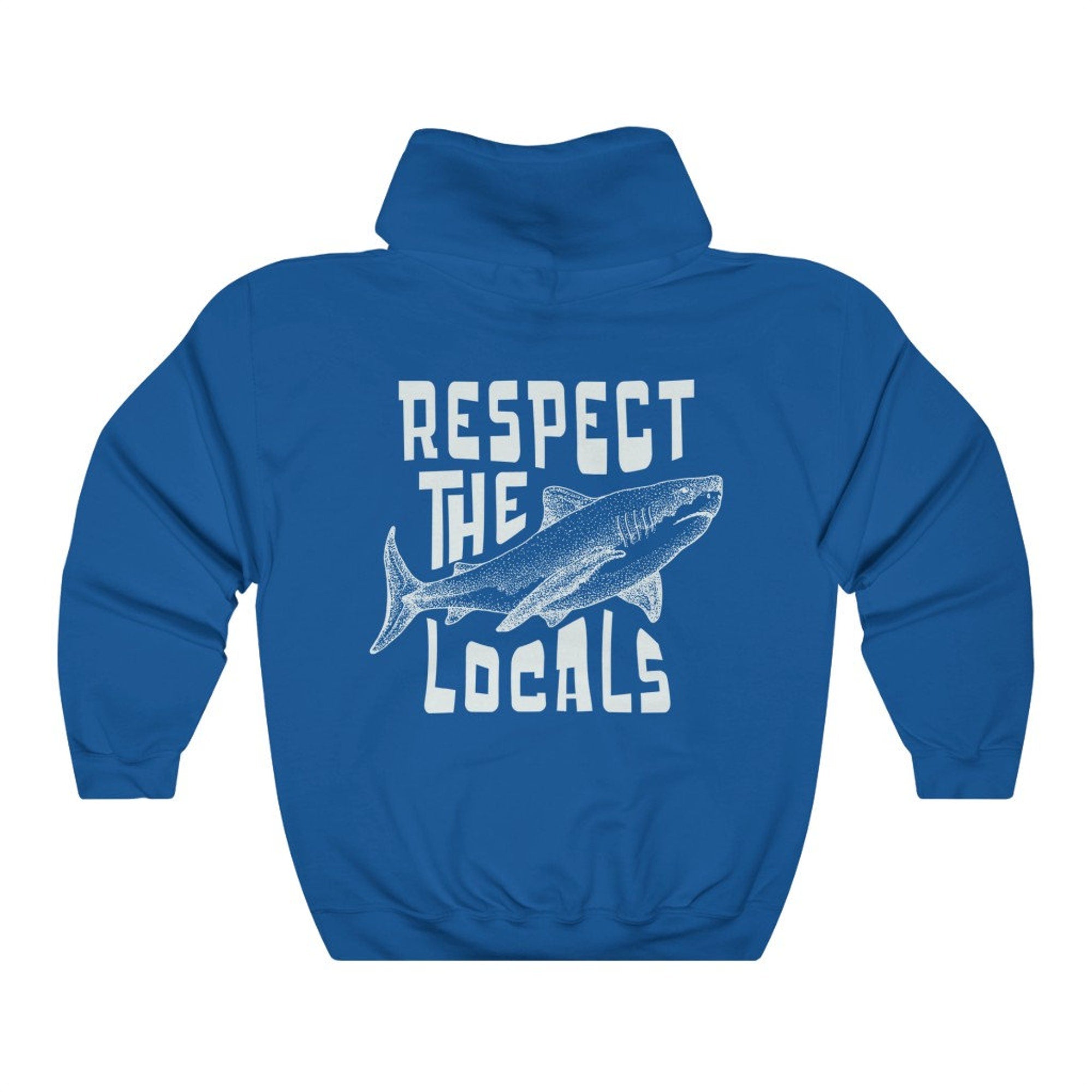 Respect The Locals Surf Hoodie – Cozy Unisex Pullover - Image 6