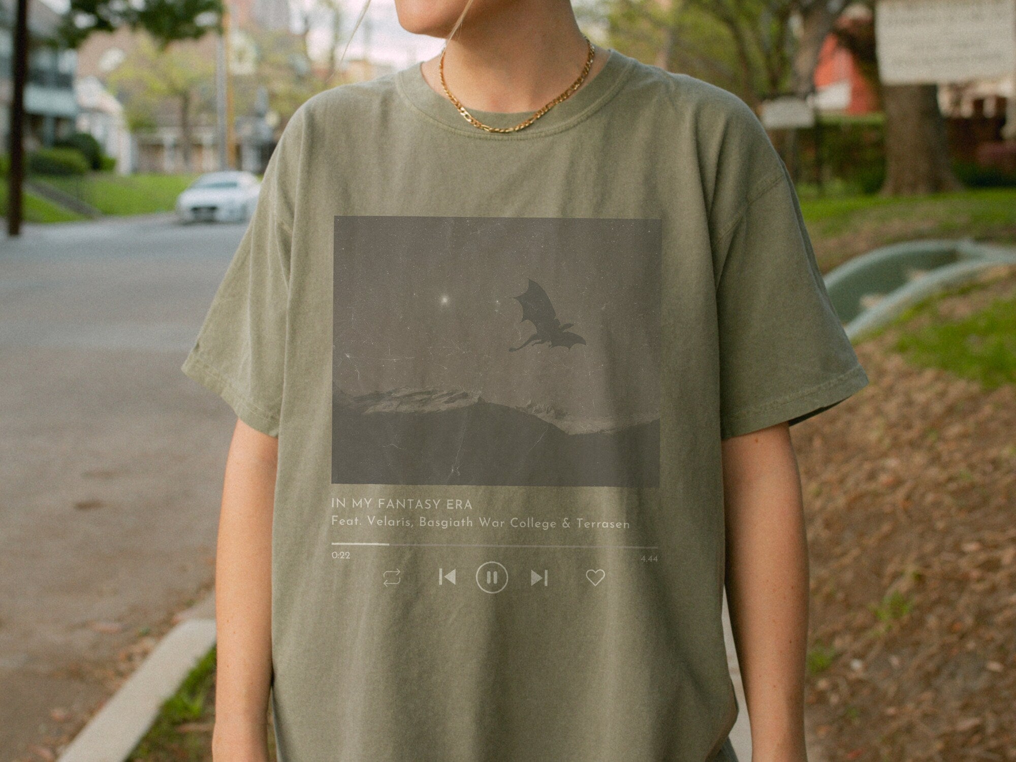 Bookish Era Fantasy Reader Tee | Velaris, Basgiath & Terrasen - Image 5