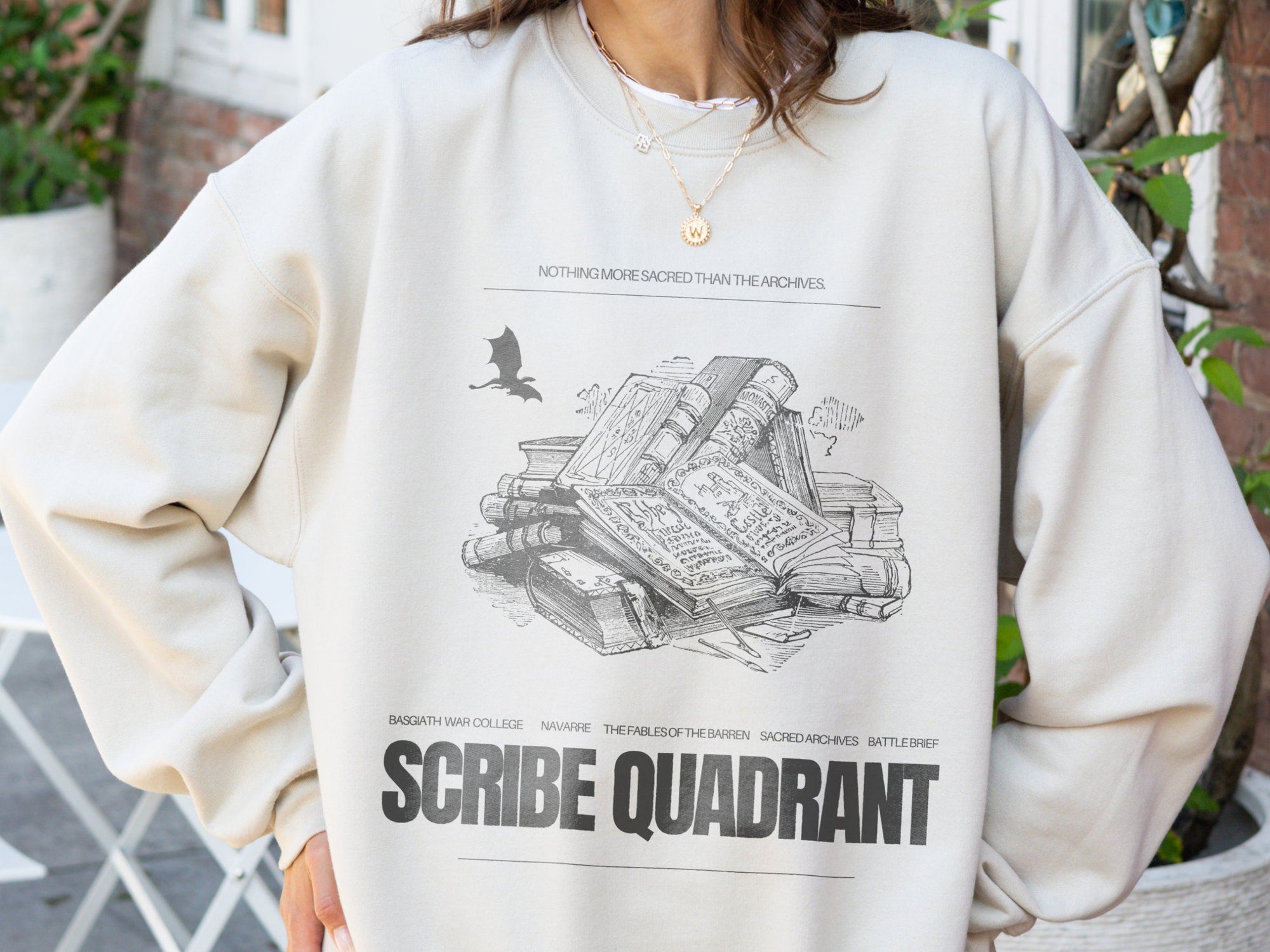 Scribe Quadrant Sweatshirt | Basgiath War College Inspired